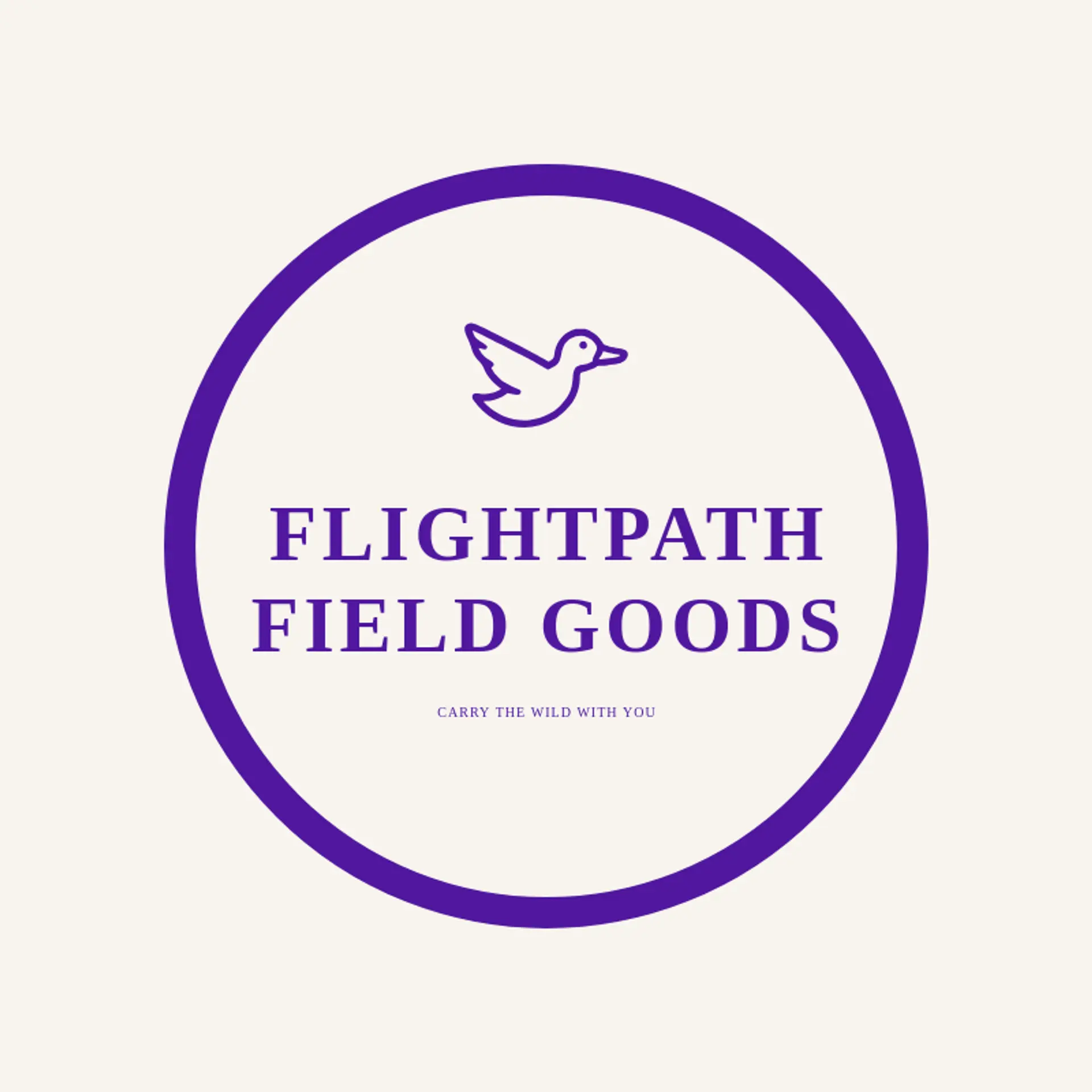Flightpath Field Goods logo for duck hunting