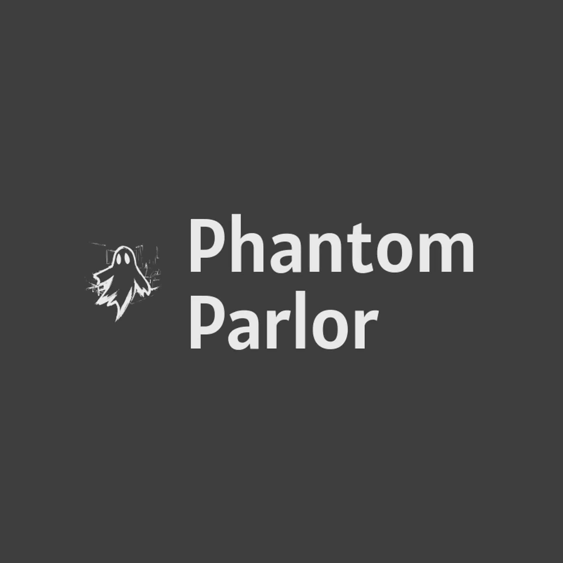 Phantom Parlor logo for ghost