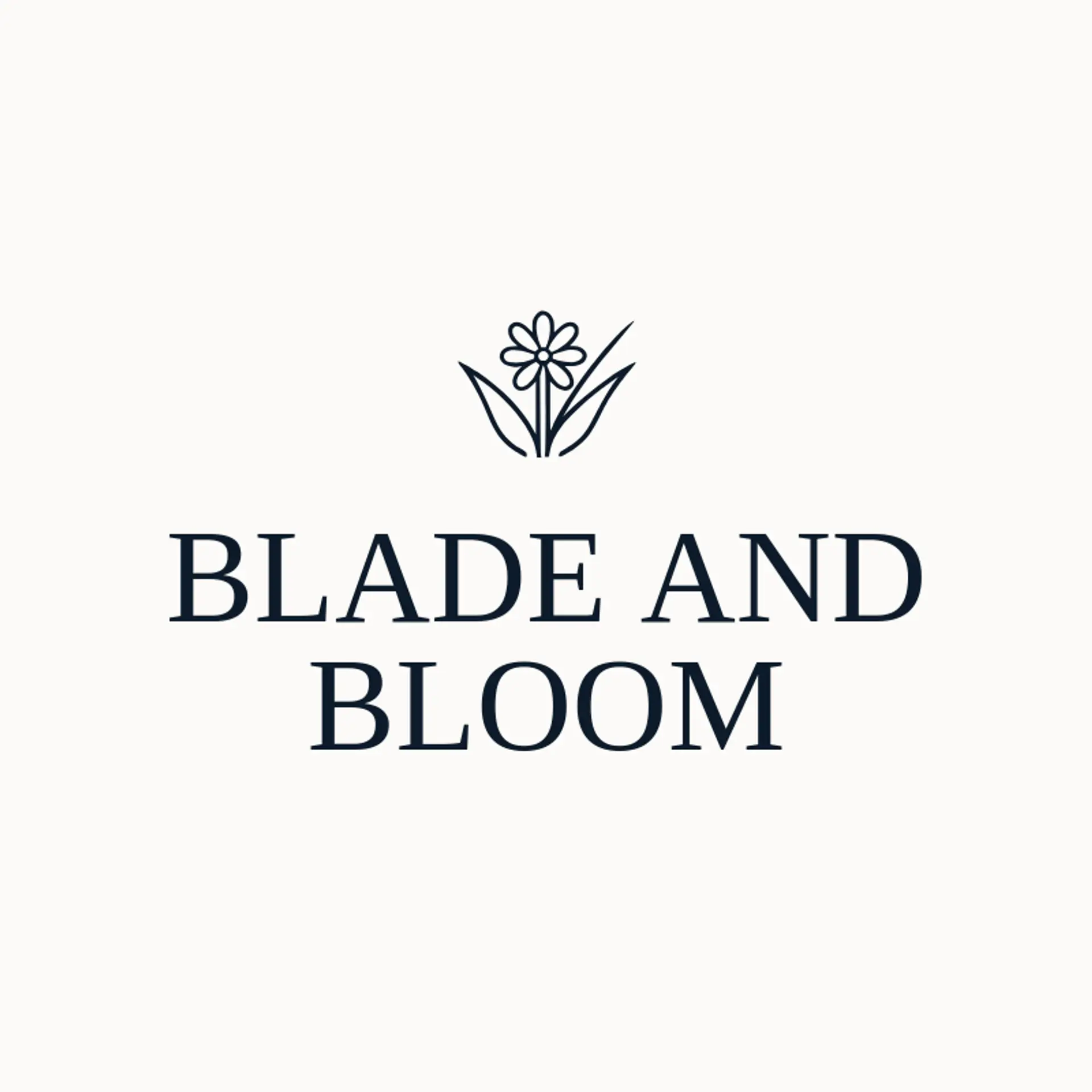 Blade and Bloom logo for grass
