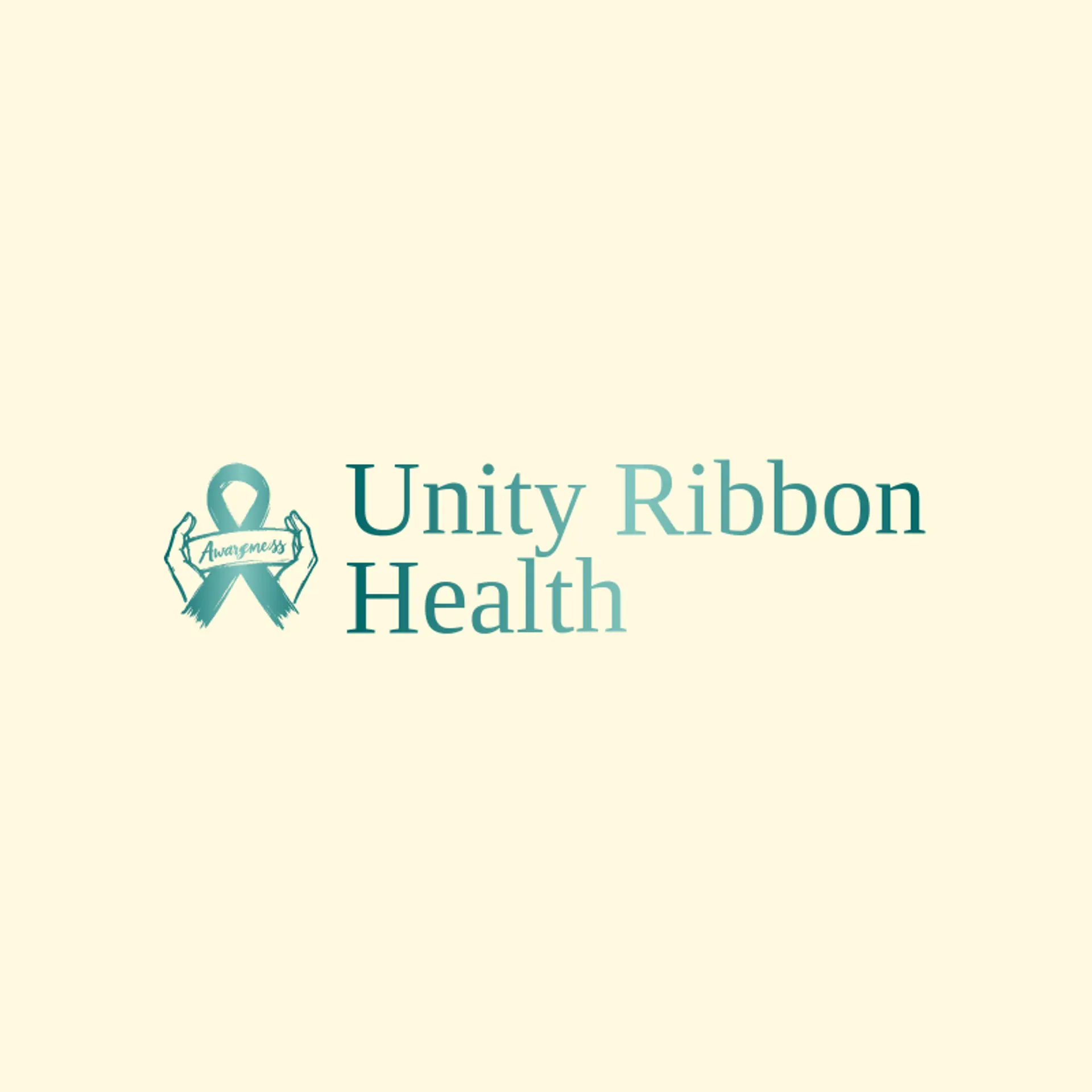Unity Ribbon Health logo for health care