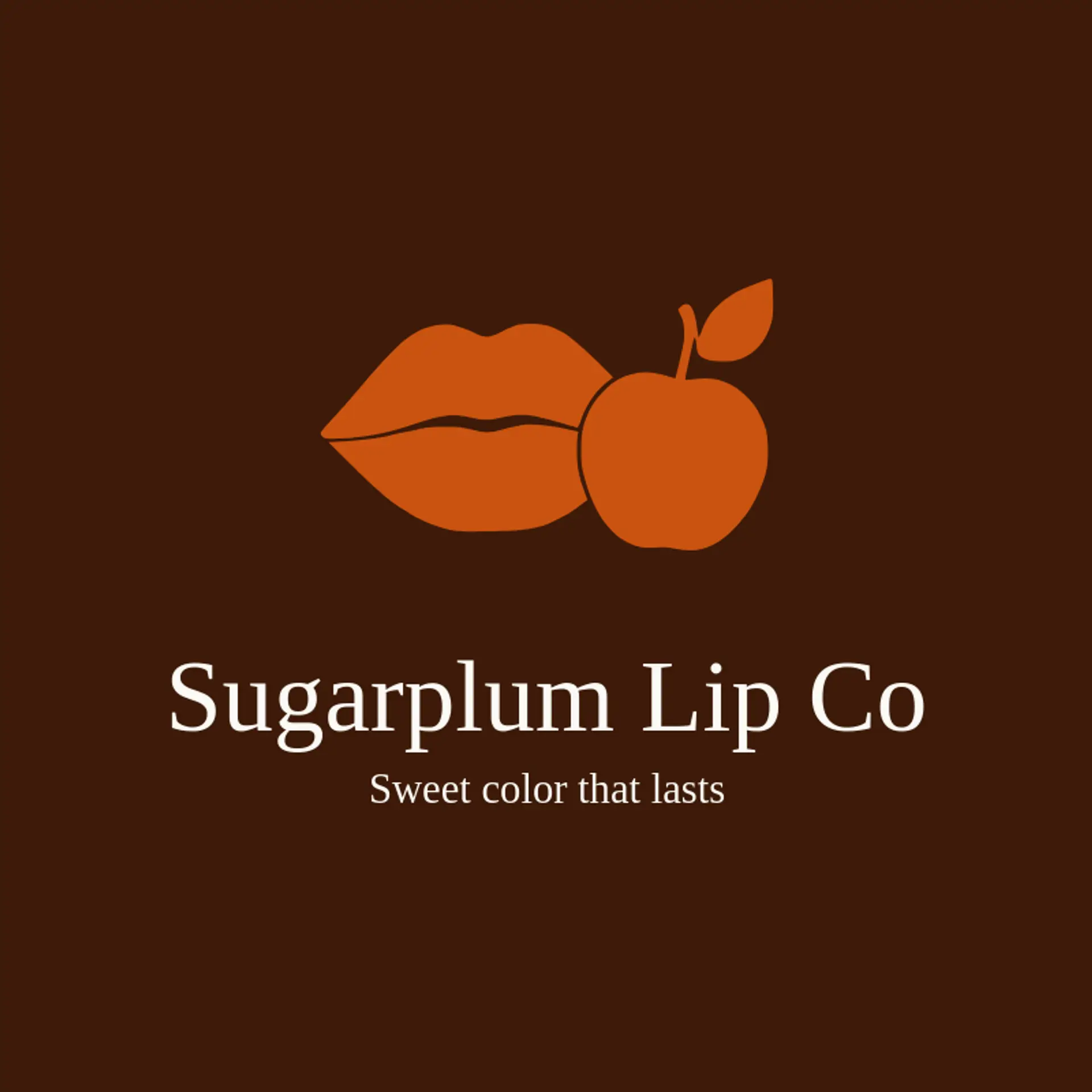 Sugarplum Lip Co logo for lips