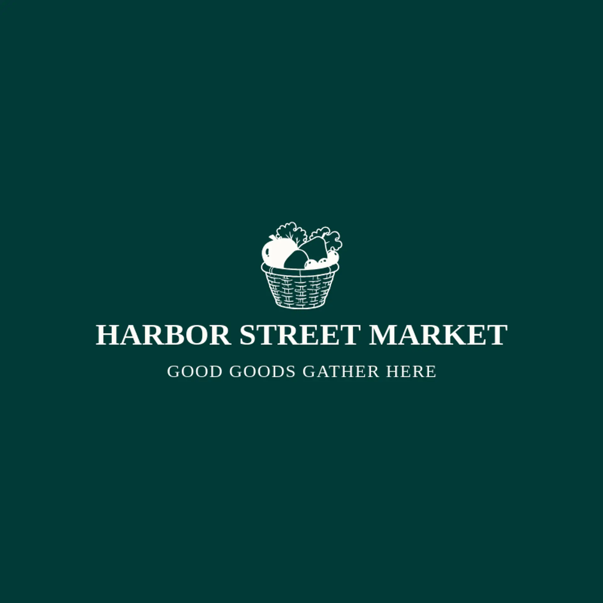 Harbor Street Market logo for market