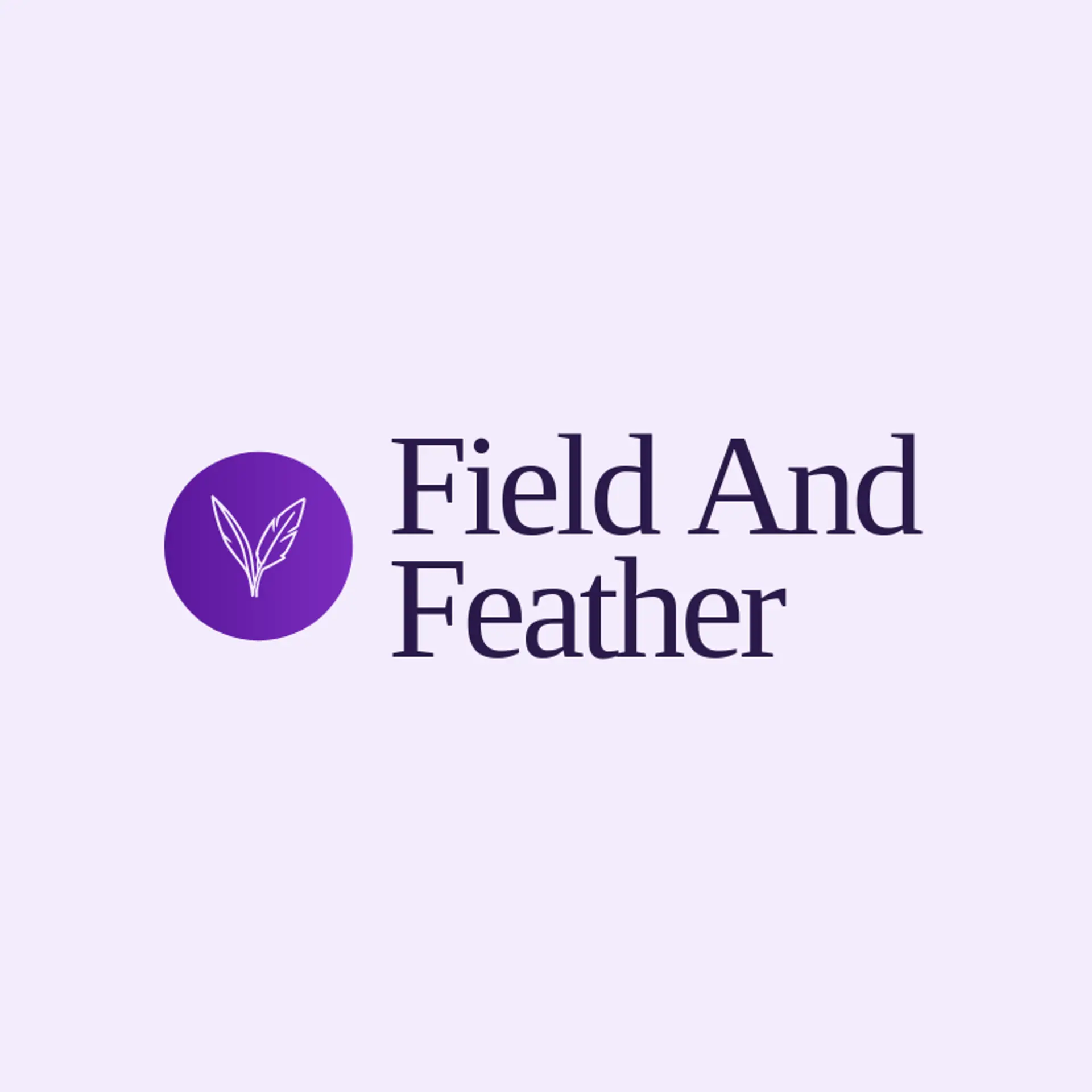 Field and Feather logo for grass