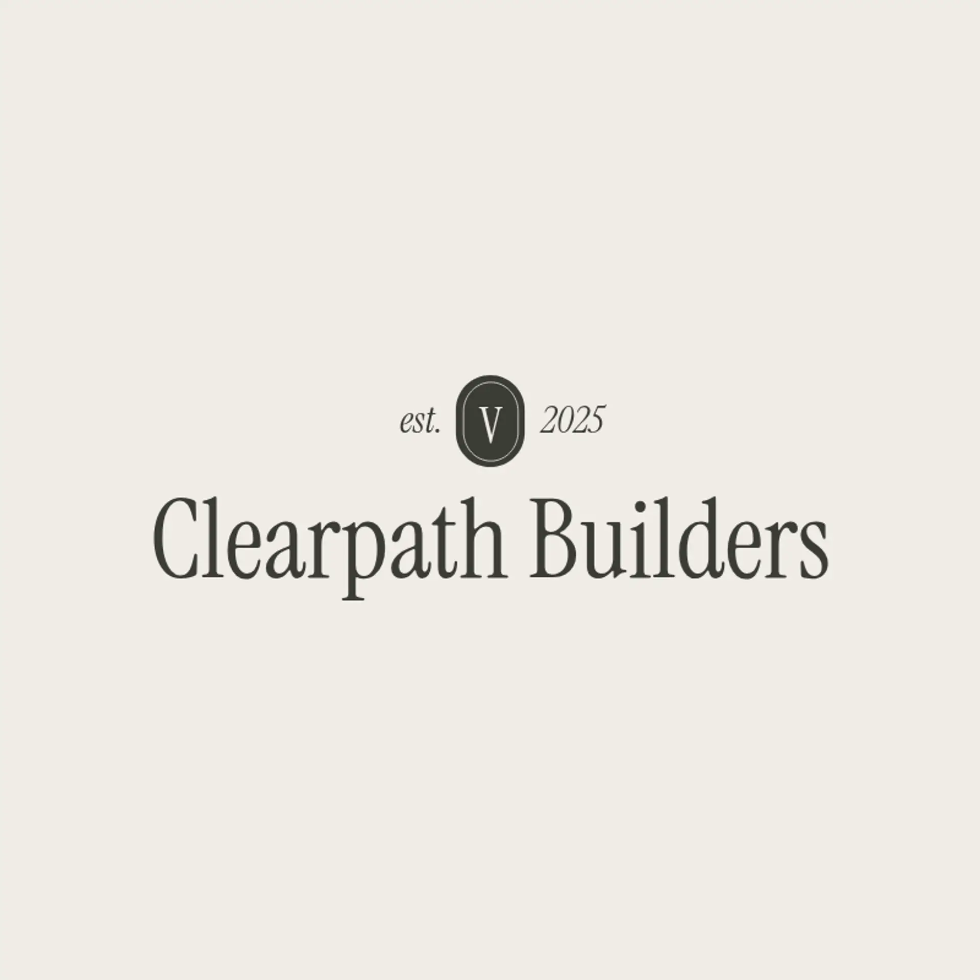 ClearPath Builders logo for construction