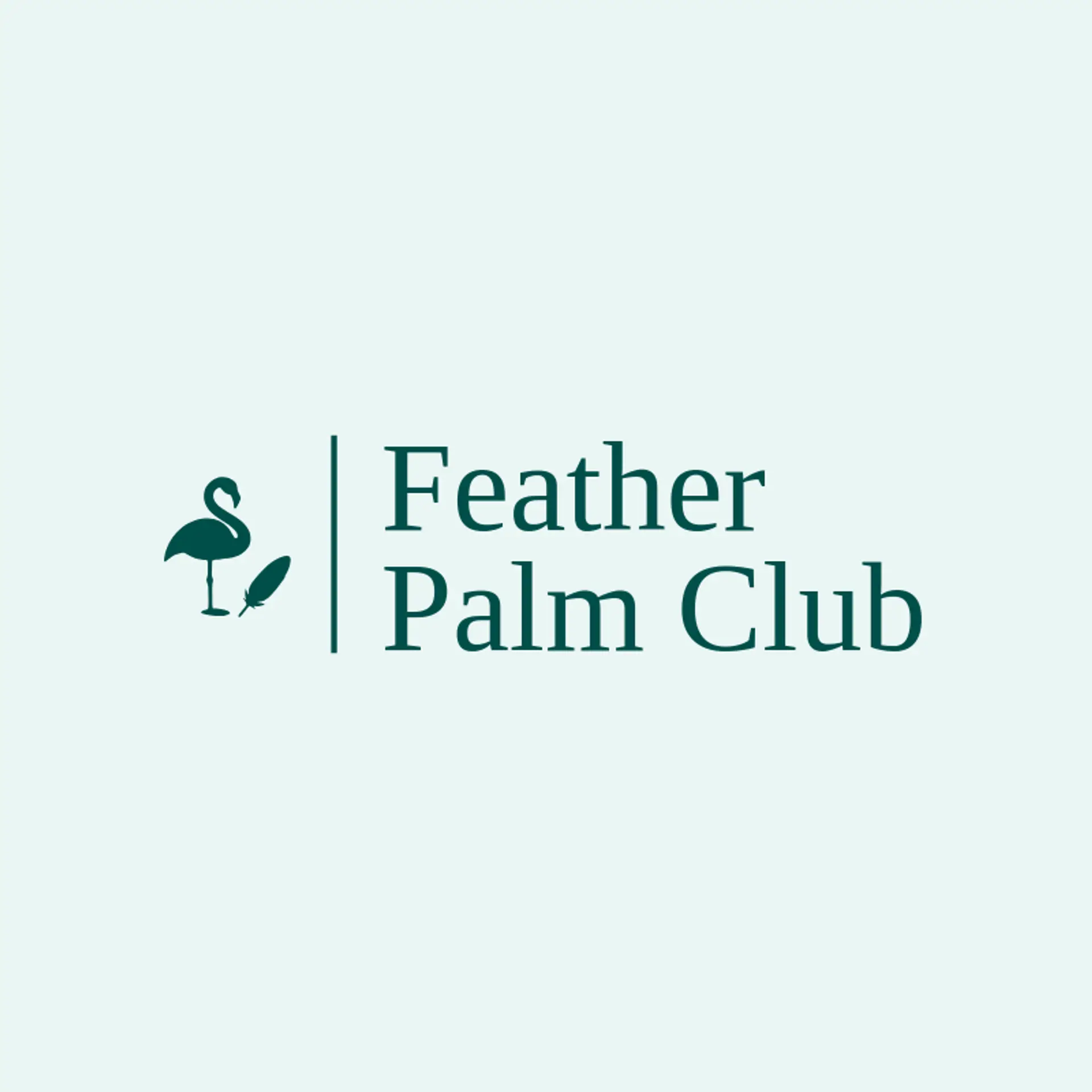 Feather Palm Club logo for flamingo
