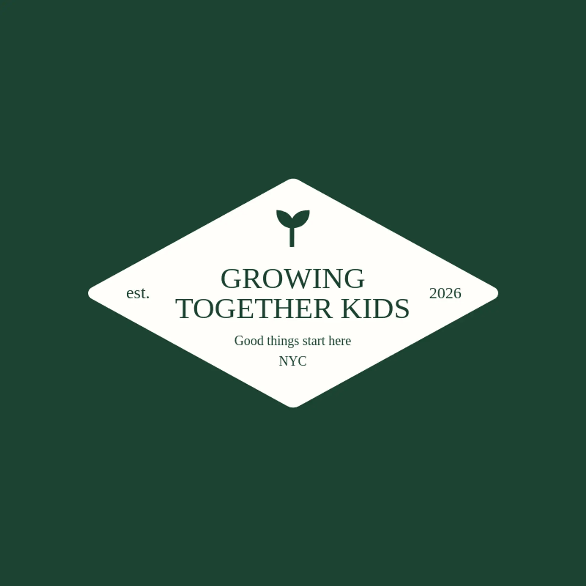 Growing Together Kids logo for youth