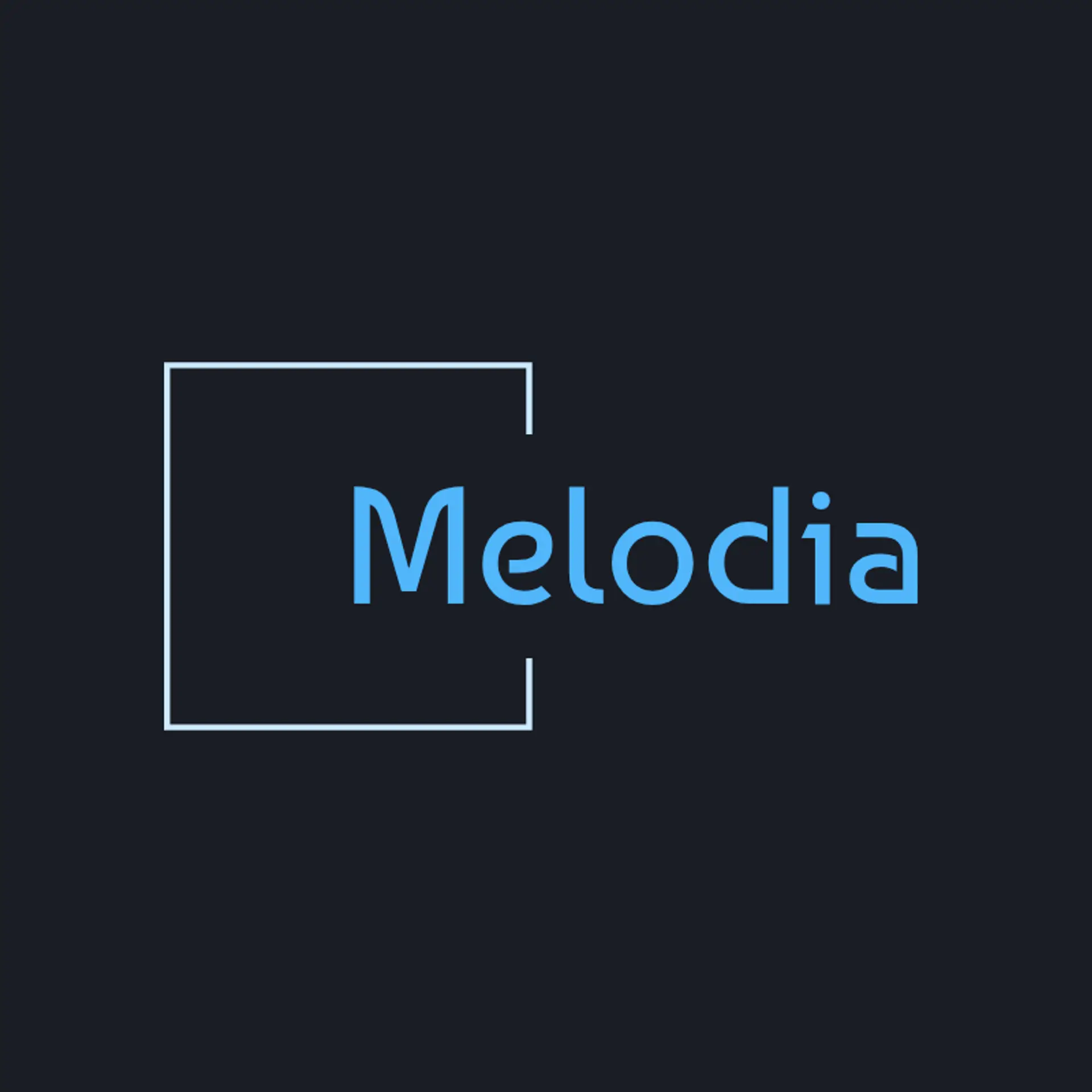 Melodia logo for music