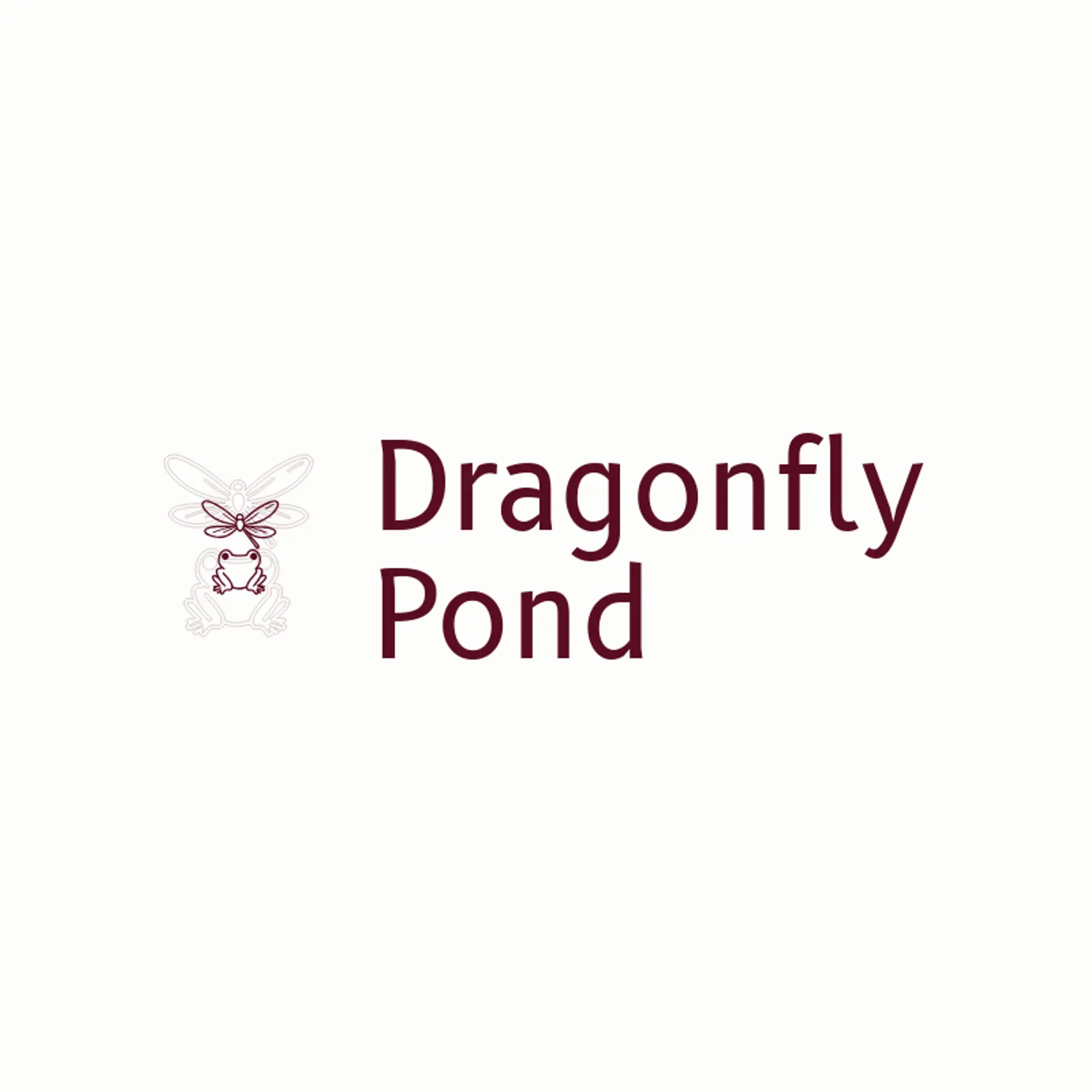 Dragonfly Pond logo for frog