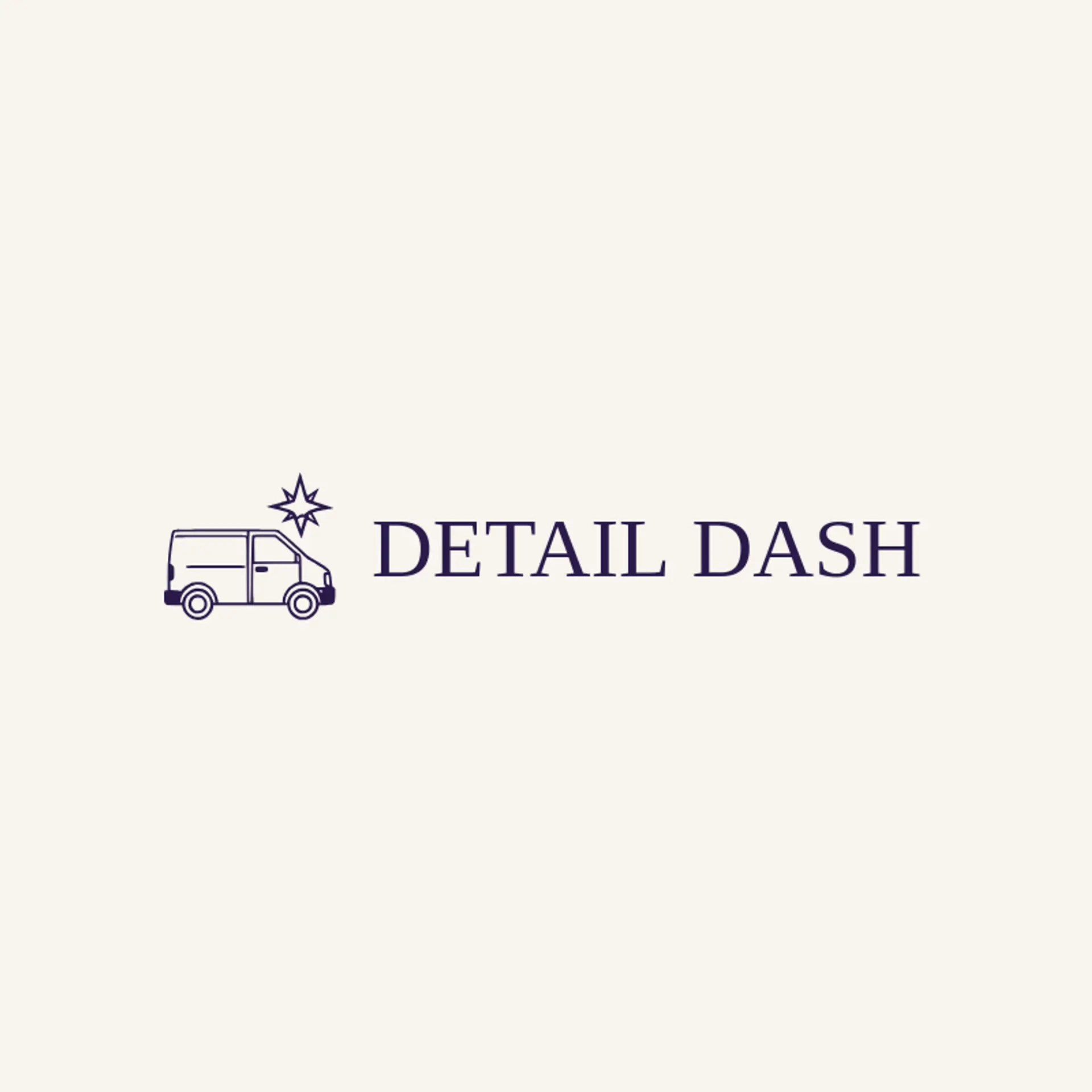 Detail Dash logo for mobile detailing