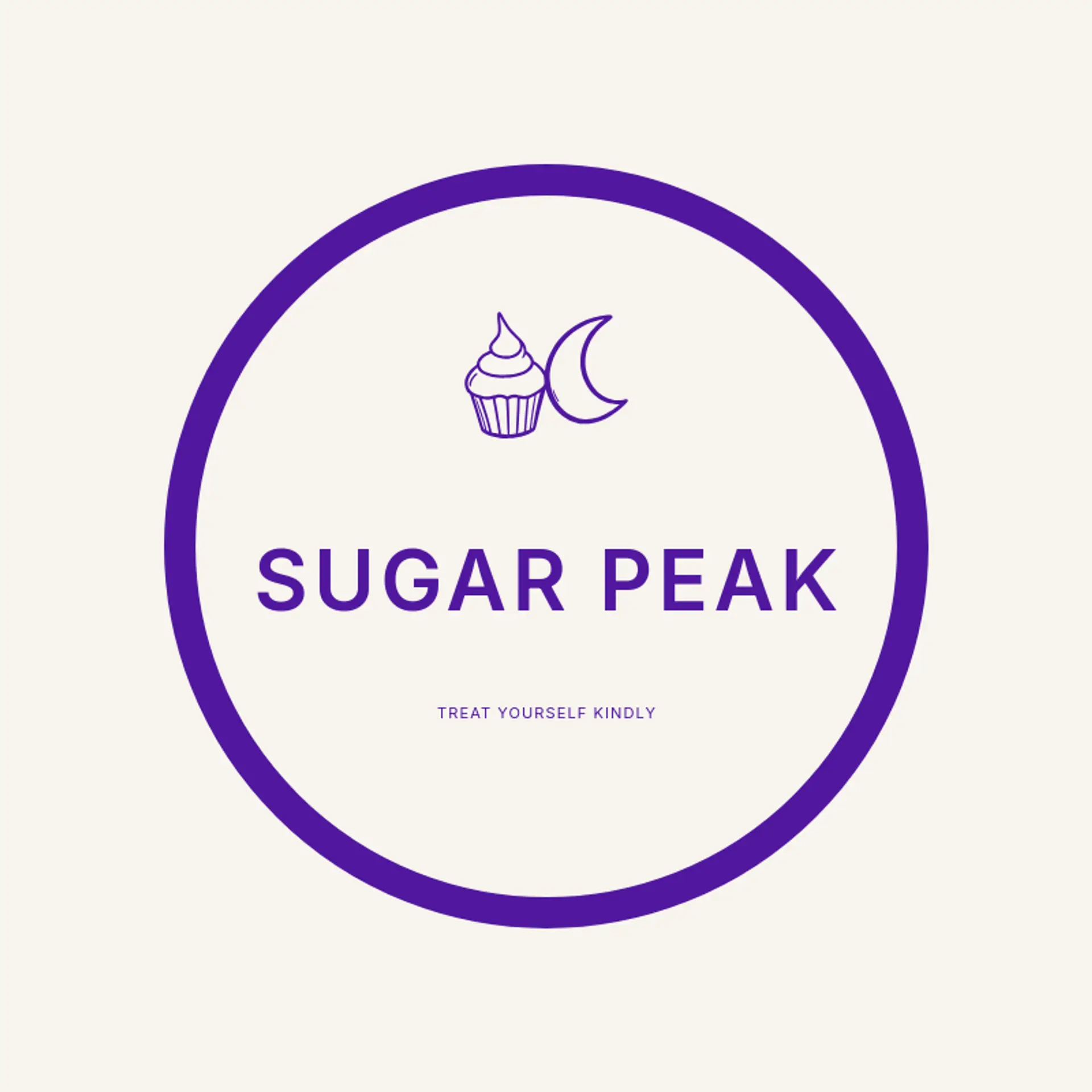 Sugar Peak logo for snack