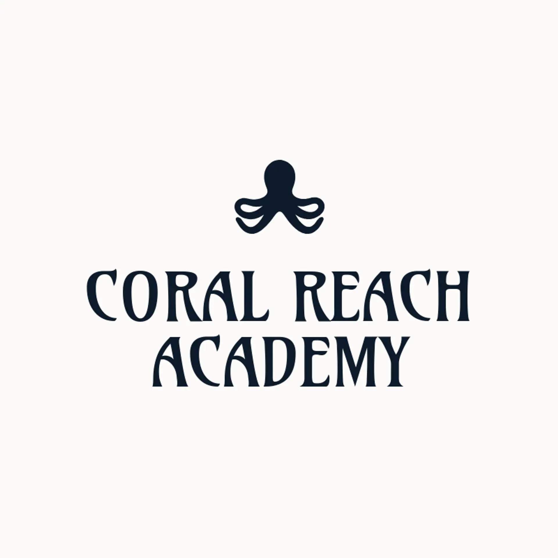 Coral Reach Academy logo for octopus