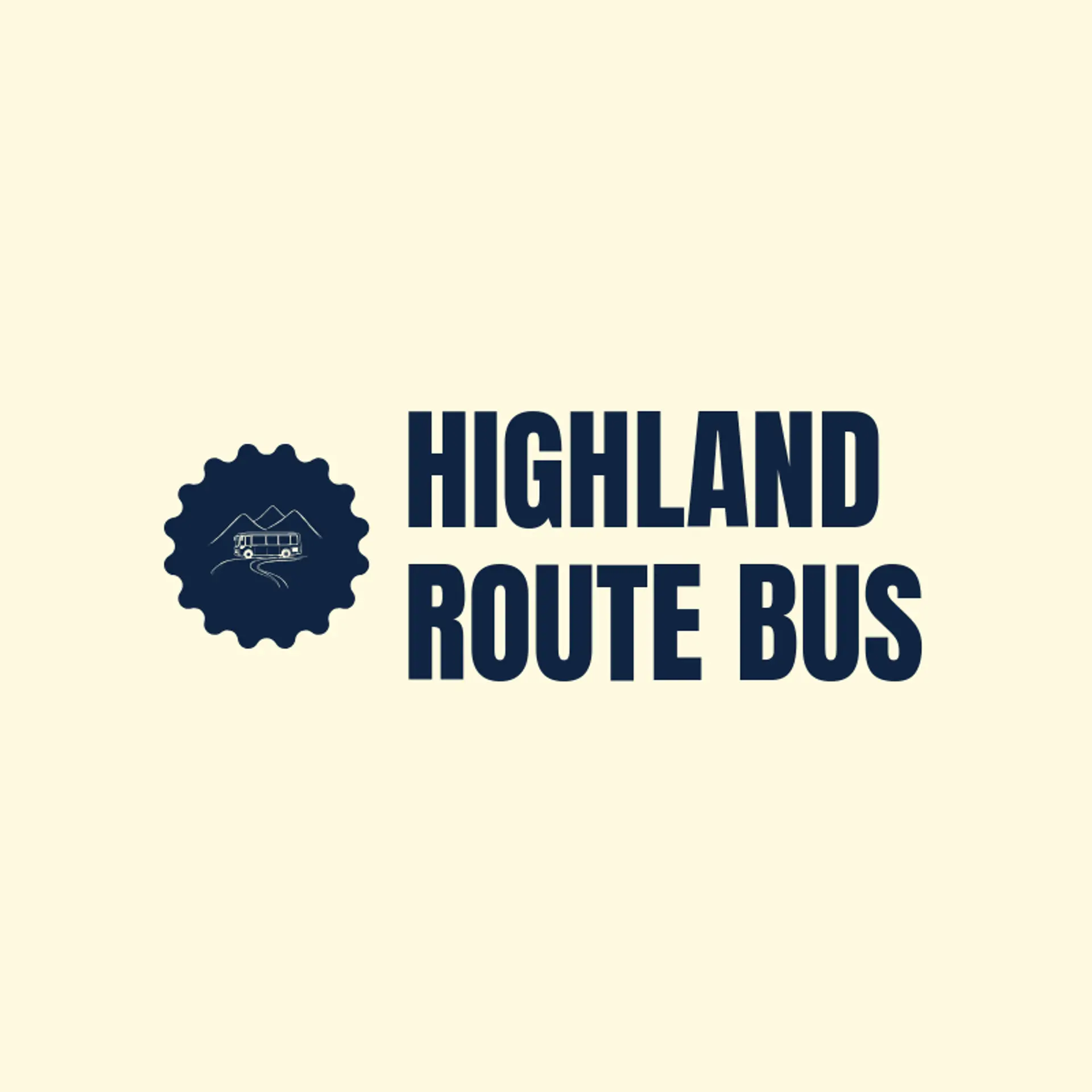 Highland Route Bus logo for bus