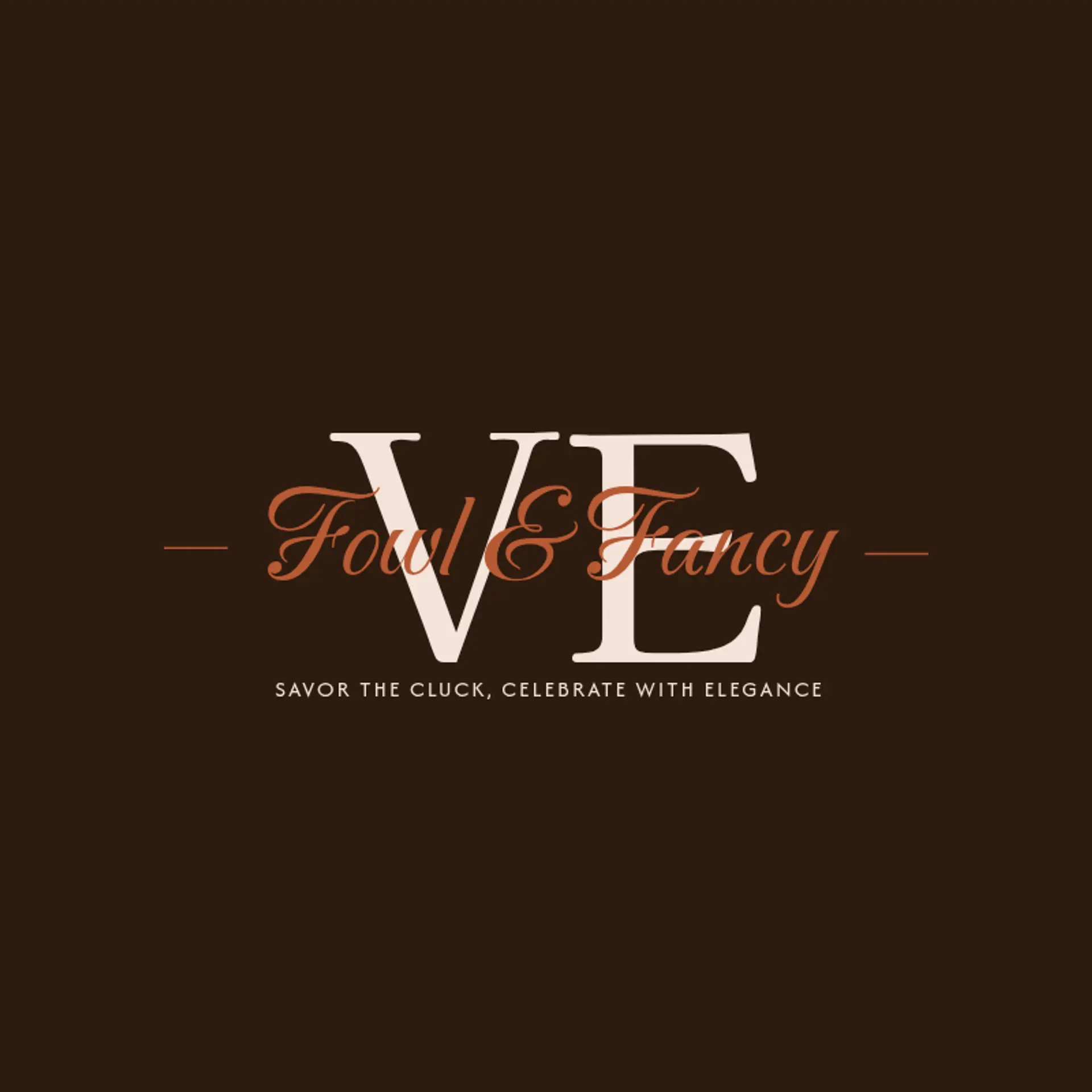 Fowl & Fancy logo for chicken restaurant