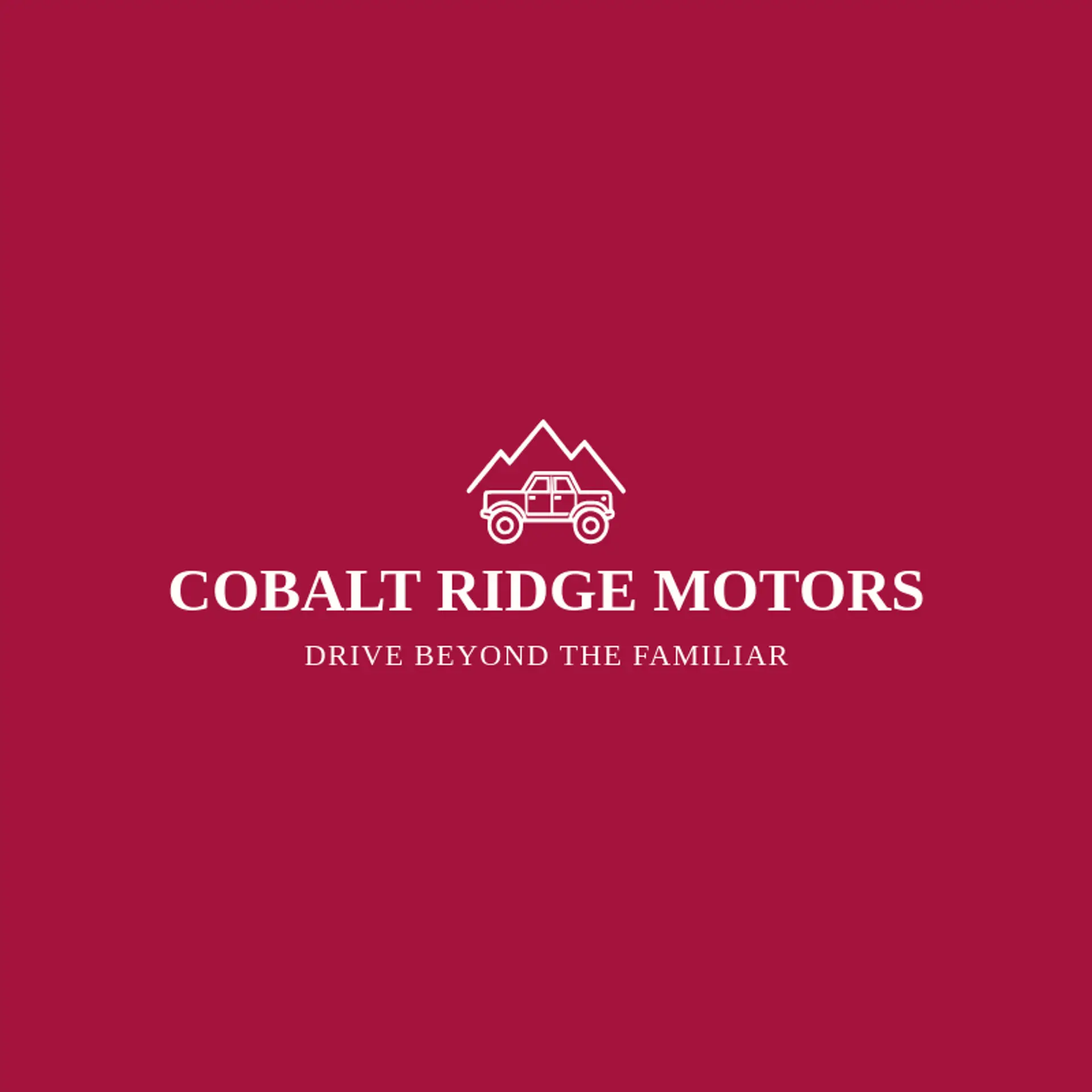 Cobalt Ridge Motors logo for jeep