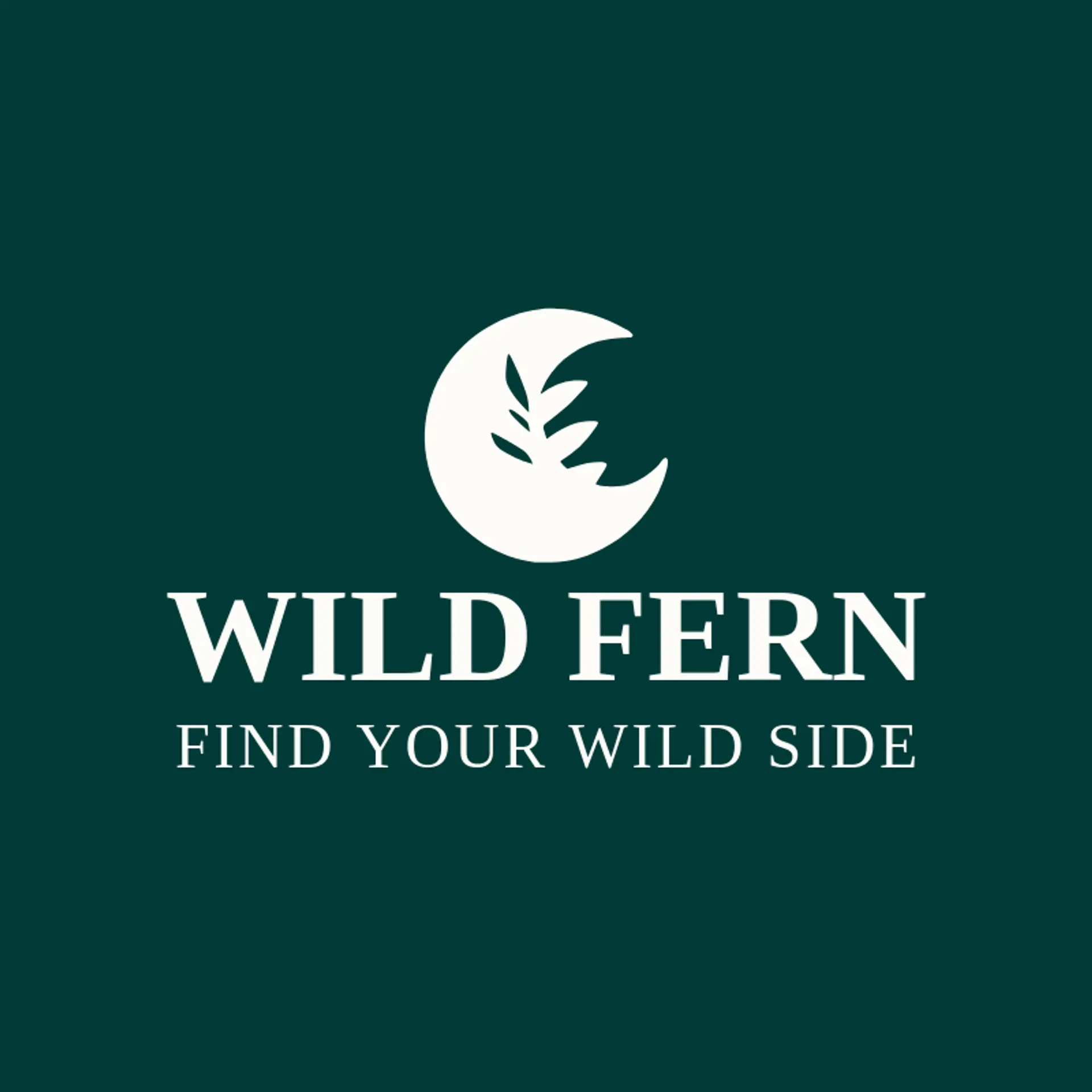 Wild Fern logo for hippie