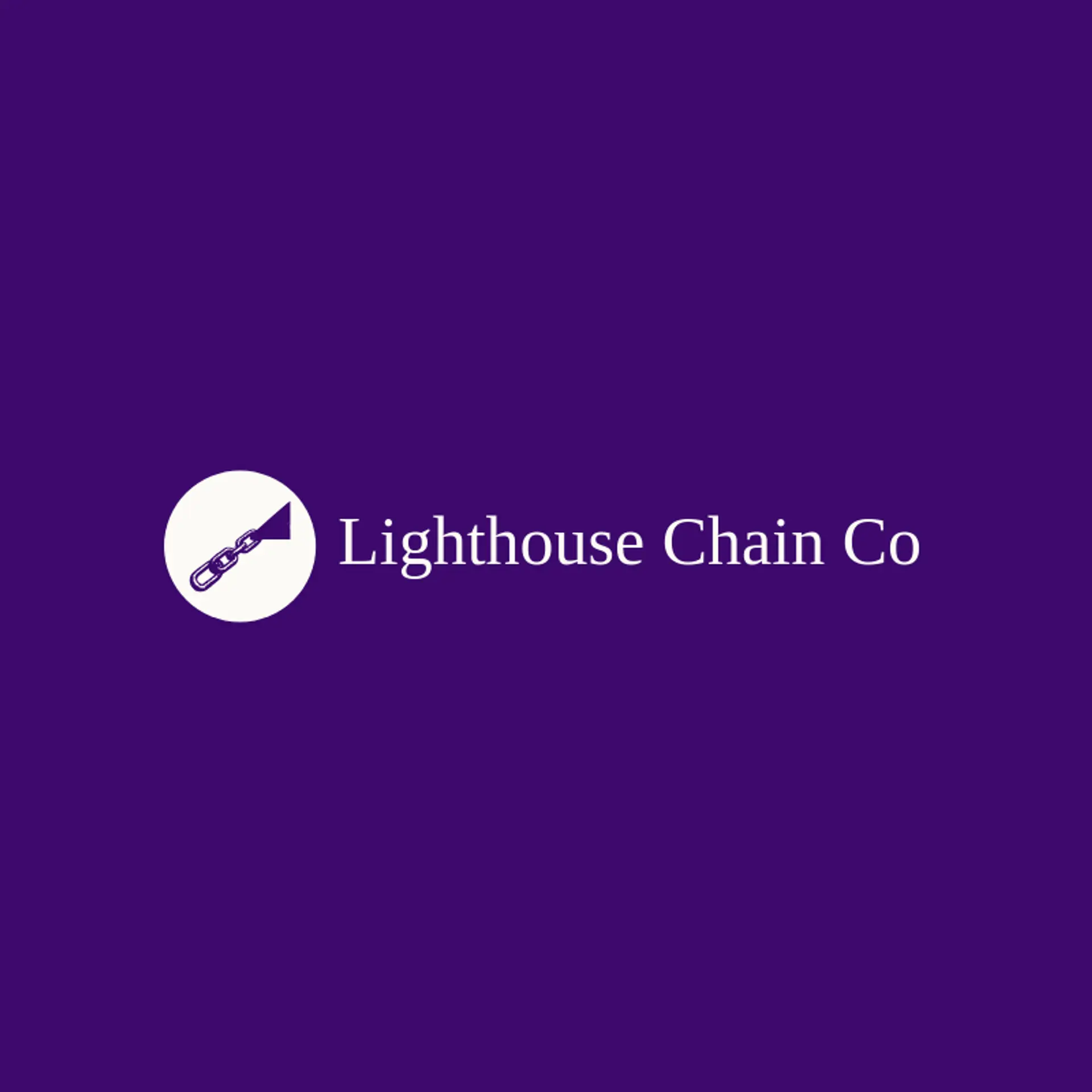 Lighthouse Chain Co logo for chain