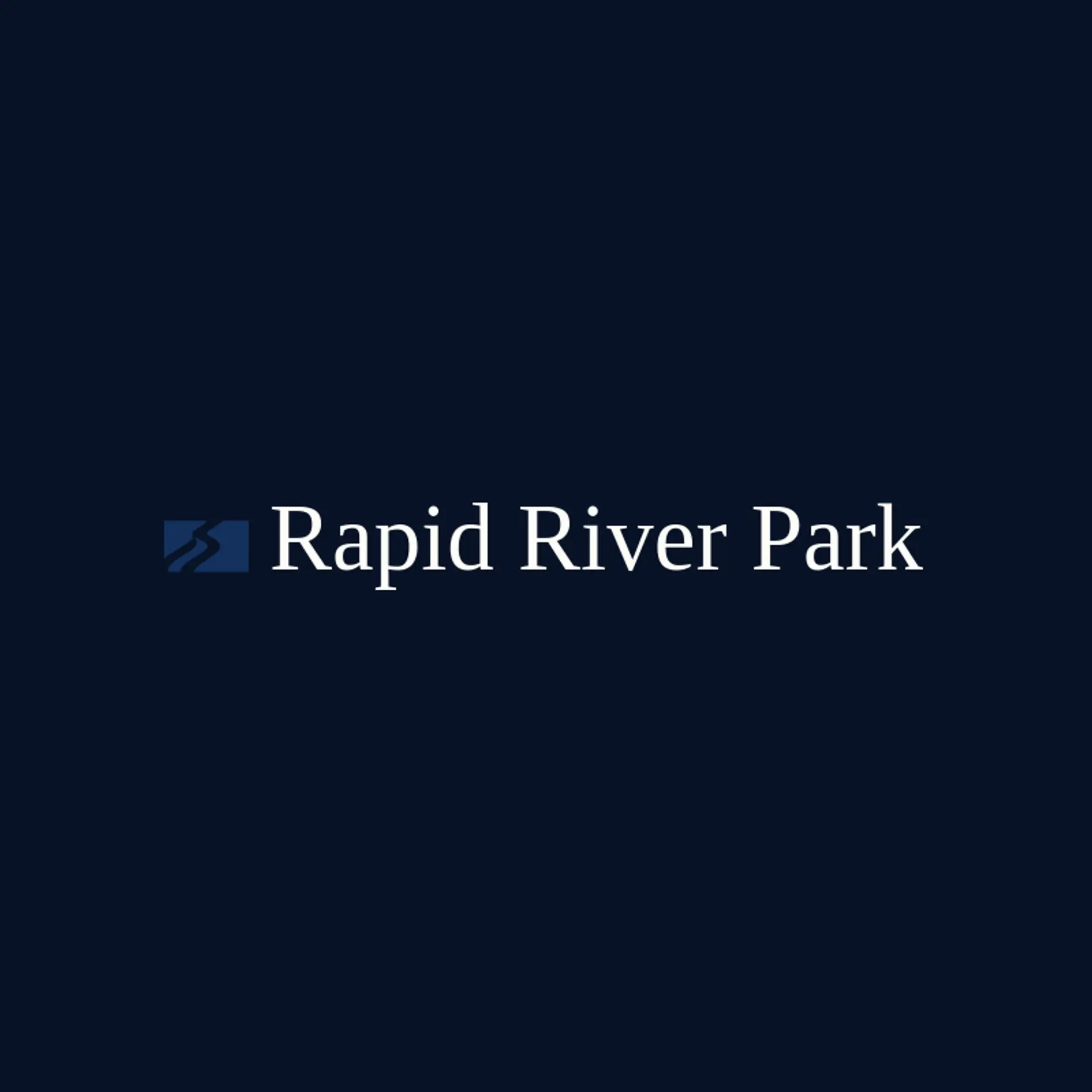 Rapid River Park logo for water park