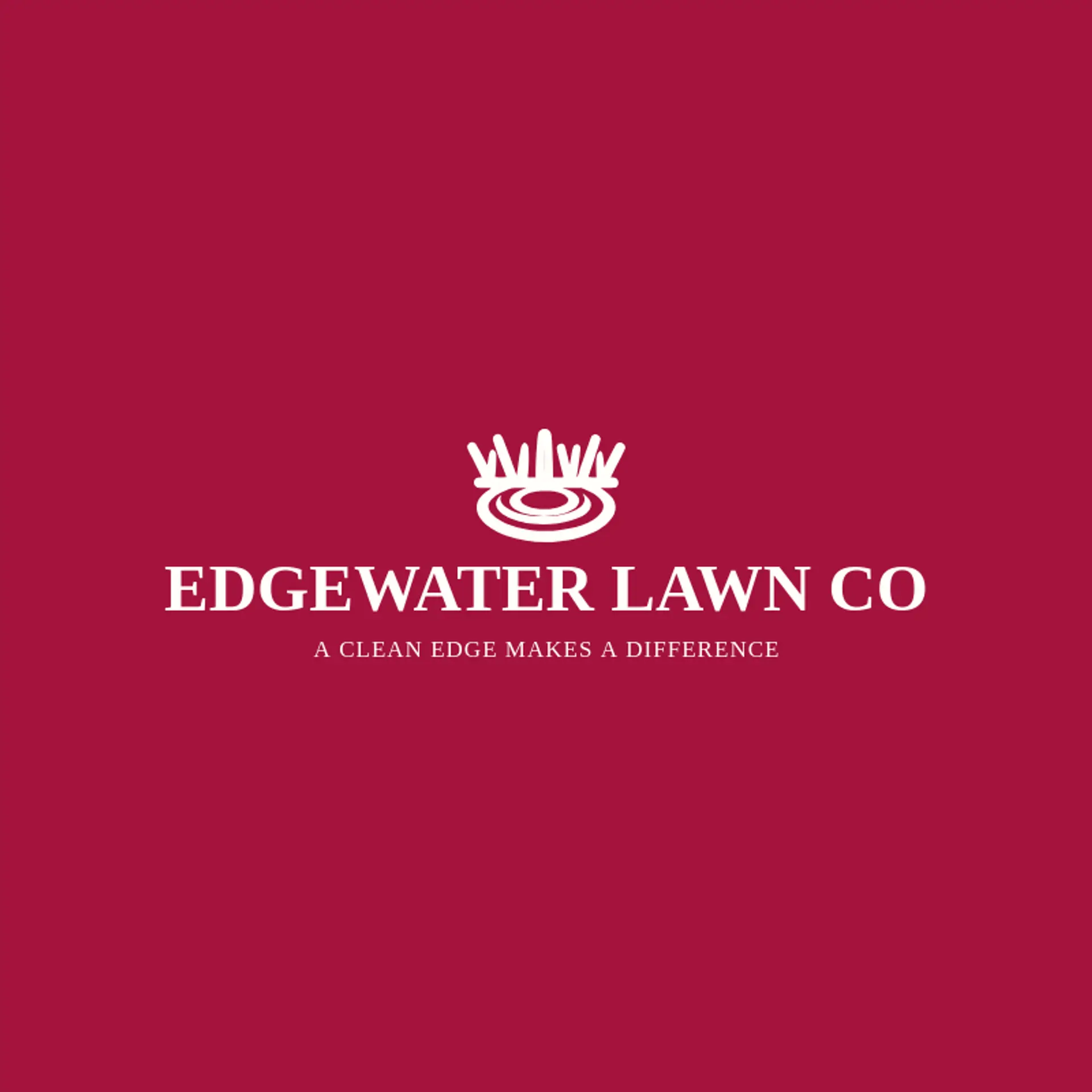 Edgewater Lawn Co logo for lawn service