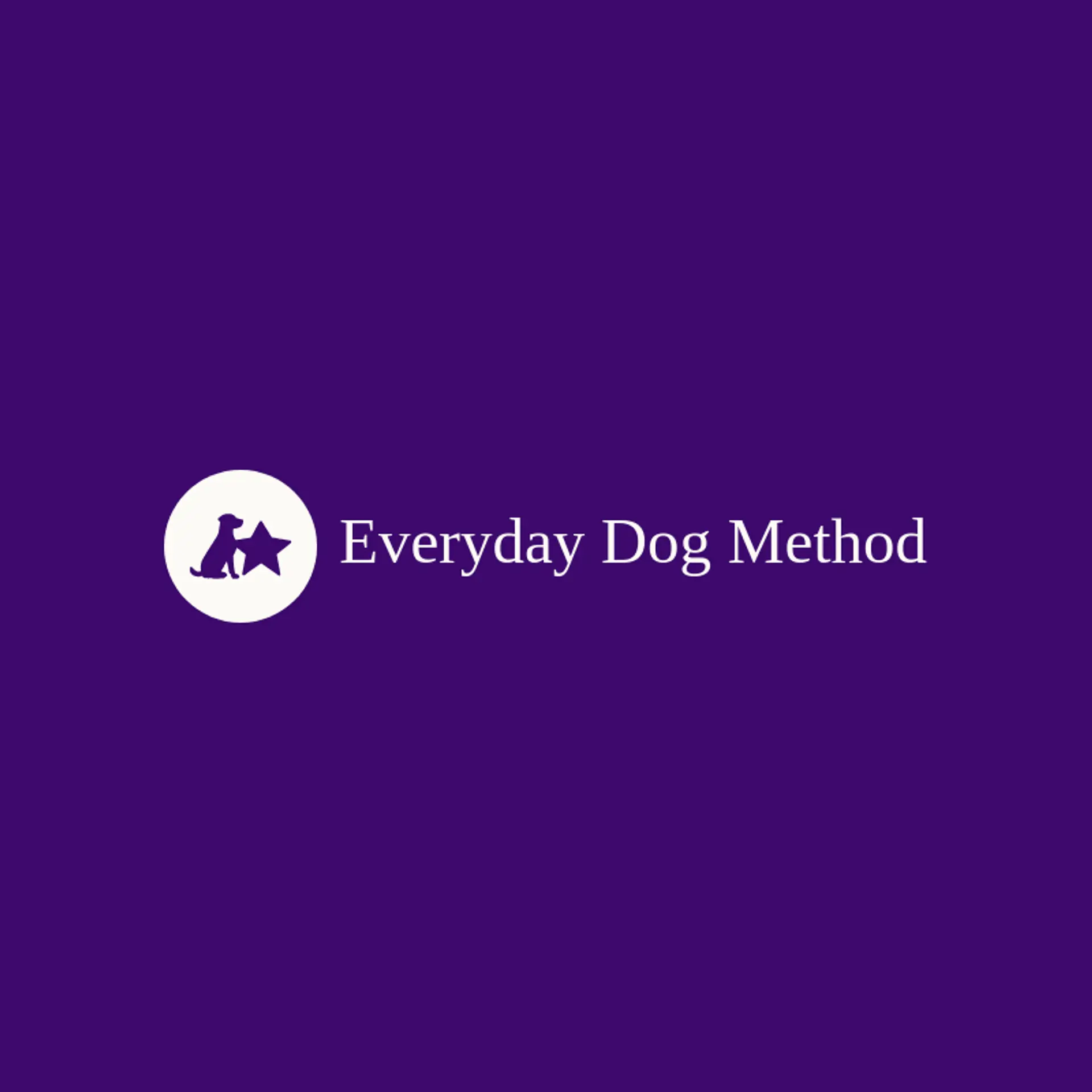 Everyday Dog Method logo for dog training