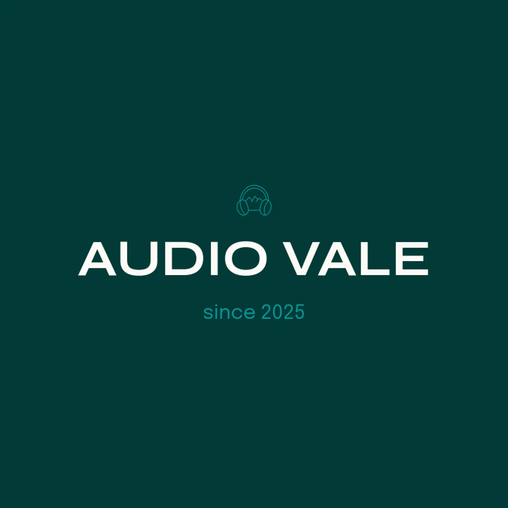 Audio Vale logo for headphones