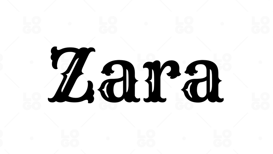 Zara logo variation