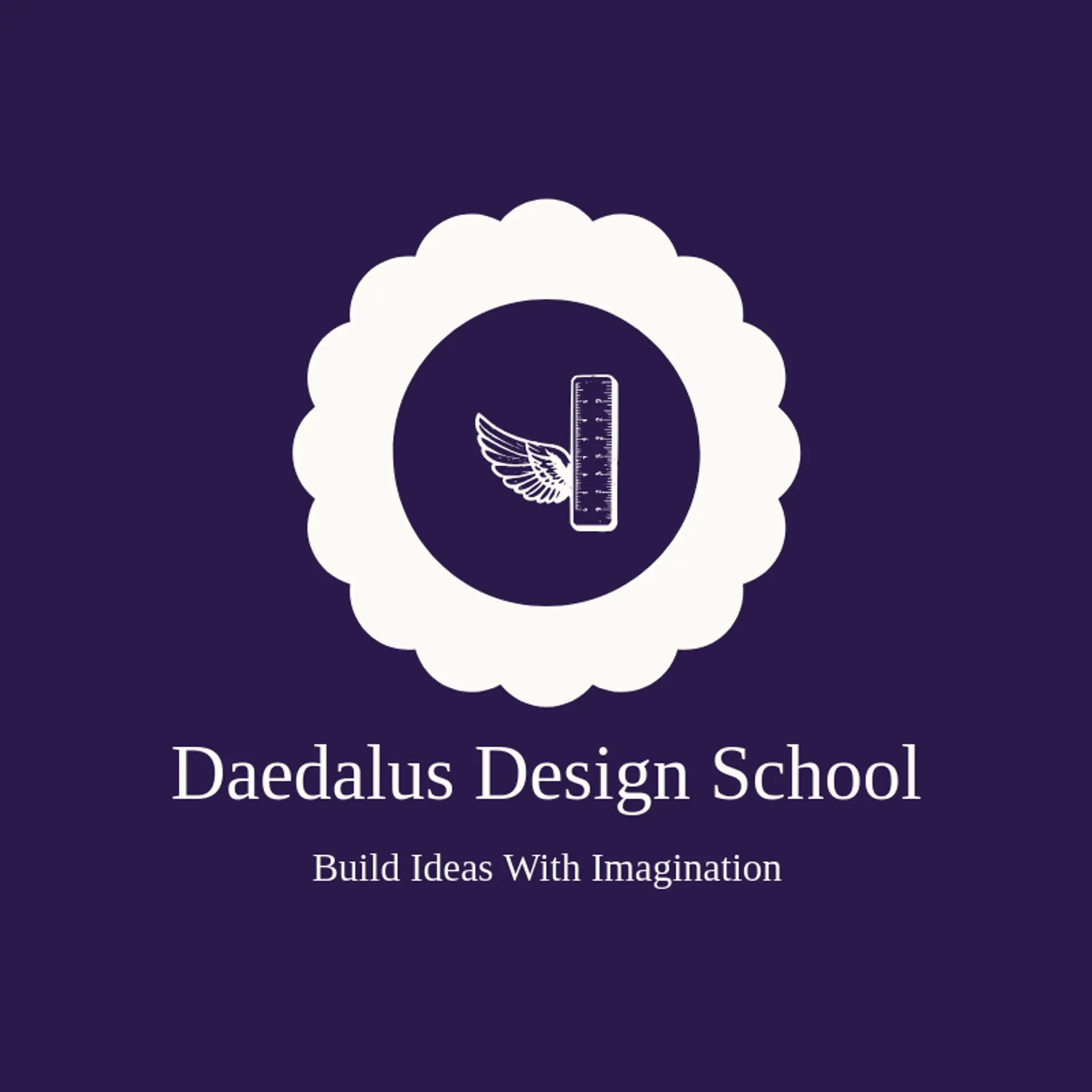 Daedalus Design School logo for greek mythology