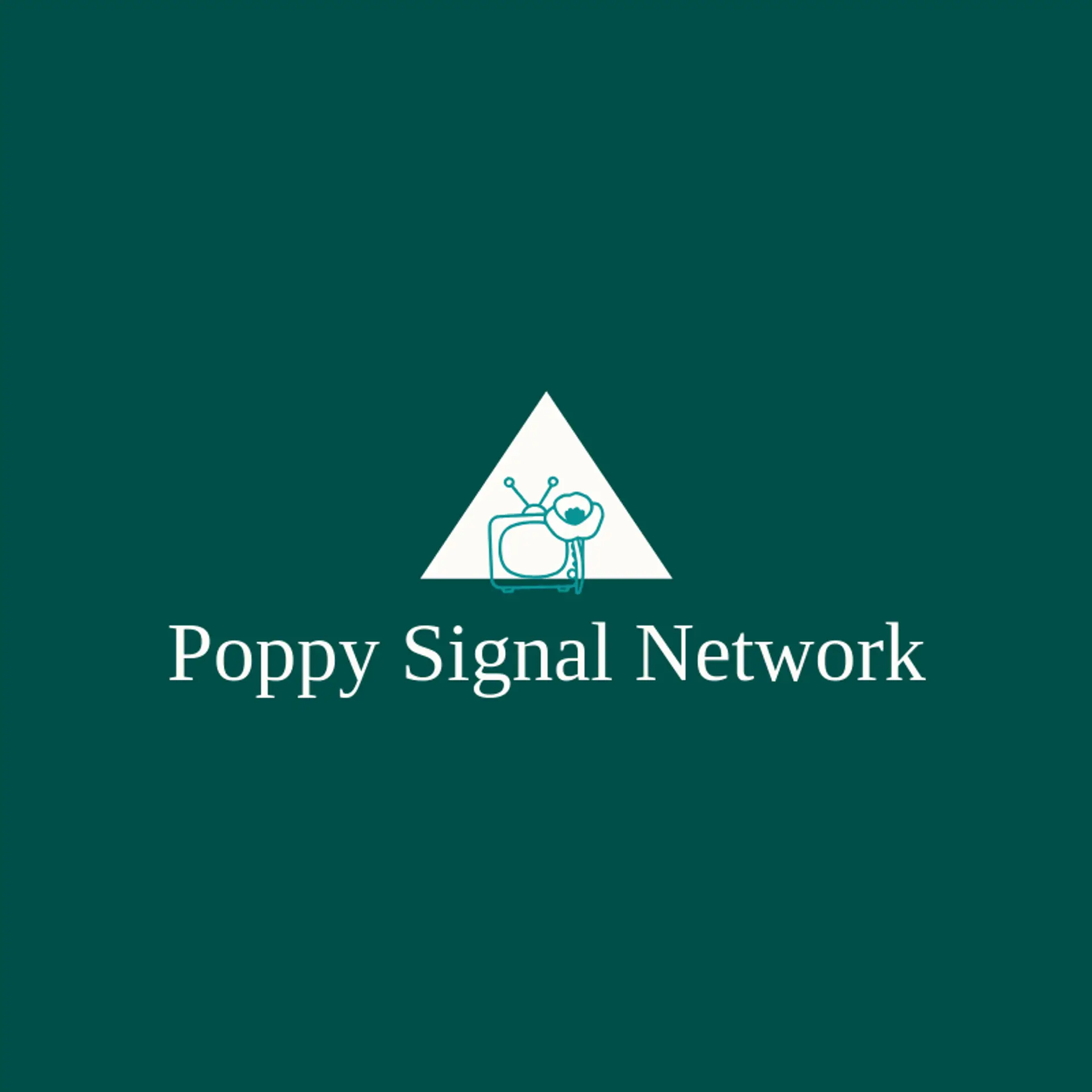 Poppy Signal Network logo for television