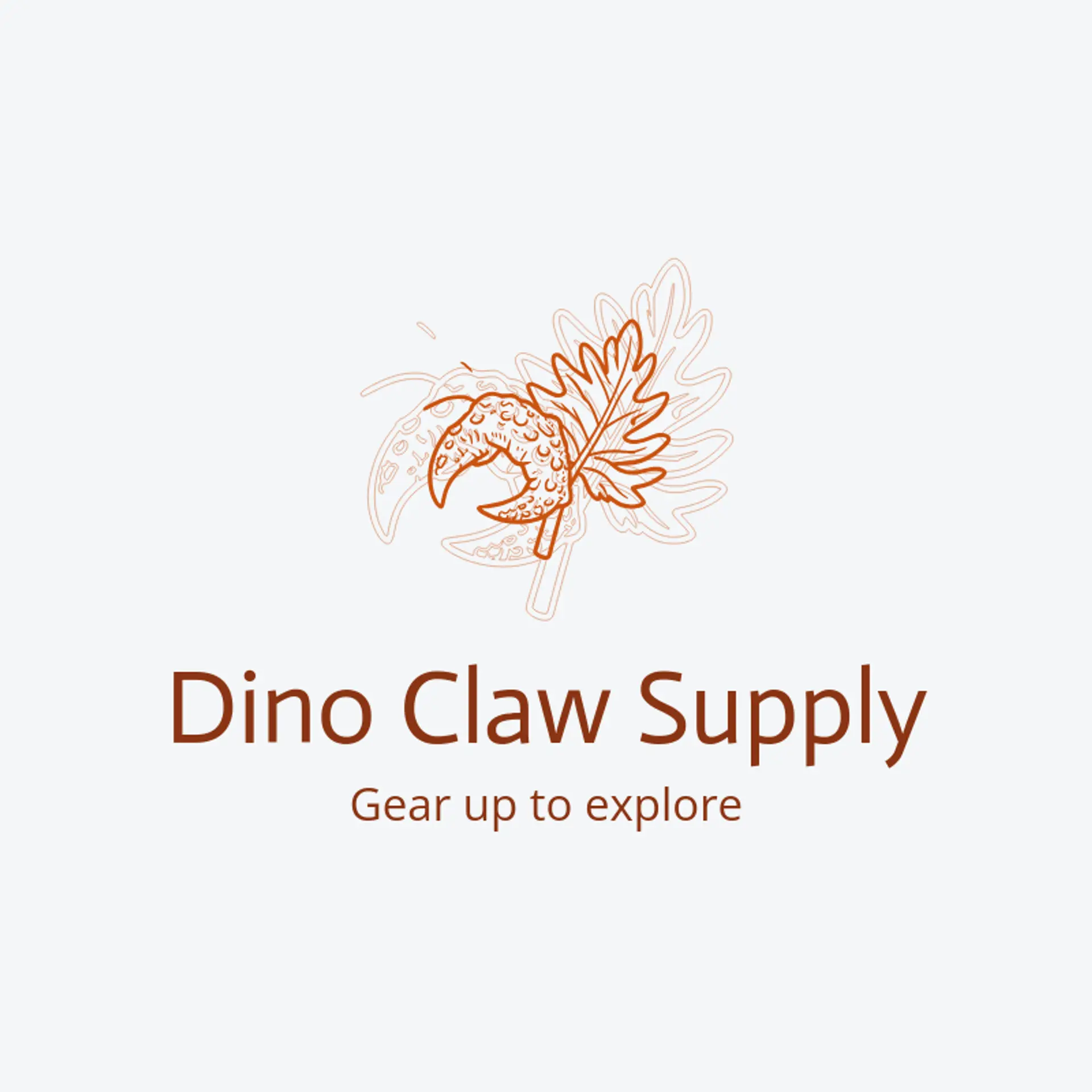 Dino Claw Supply logo for dinosaur