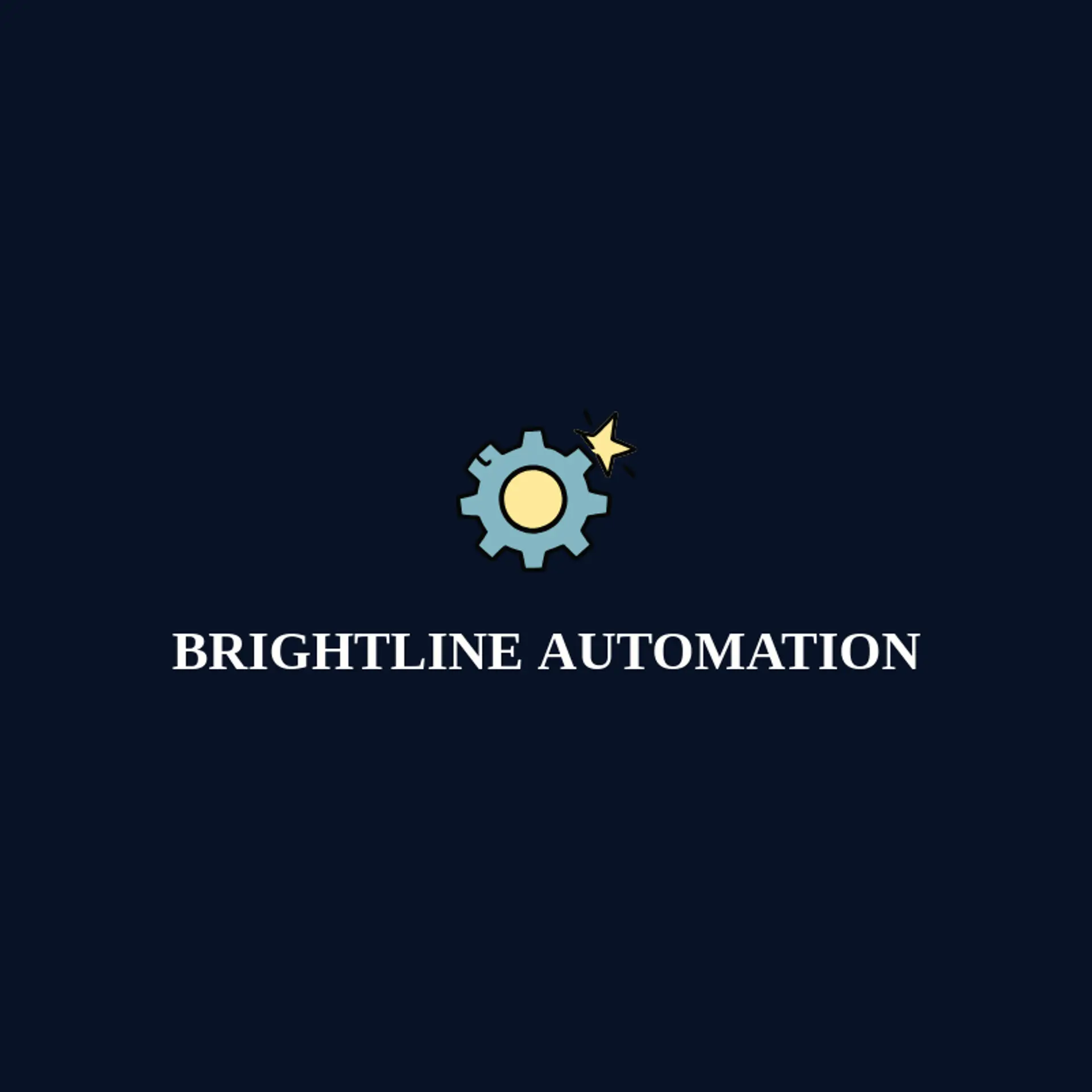 Brightline Automation logo for automation