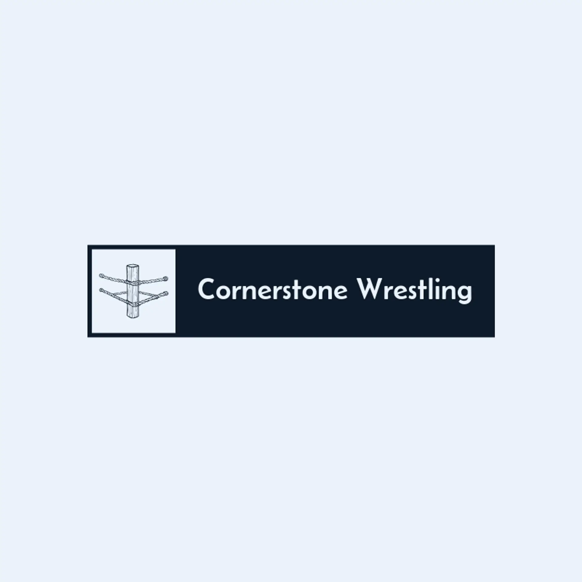 Cornerstone Wrestling logo for wrestling