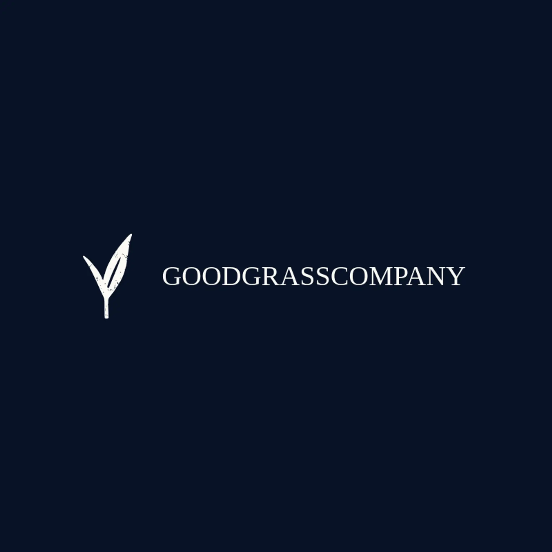 Good Grass Company logo for yard