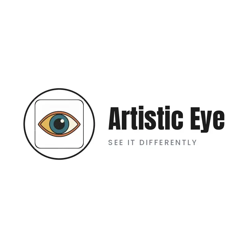 The photography name Artistic Eye as a branded logo in a black ink style