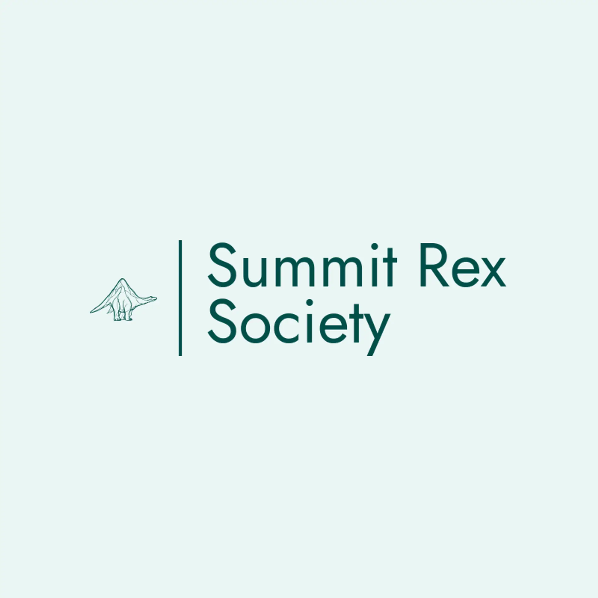 Summit Rex Society logo for dinosaur