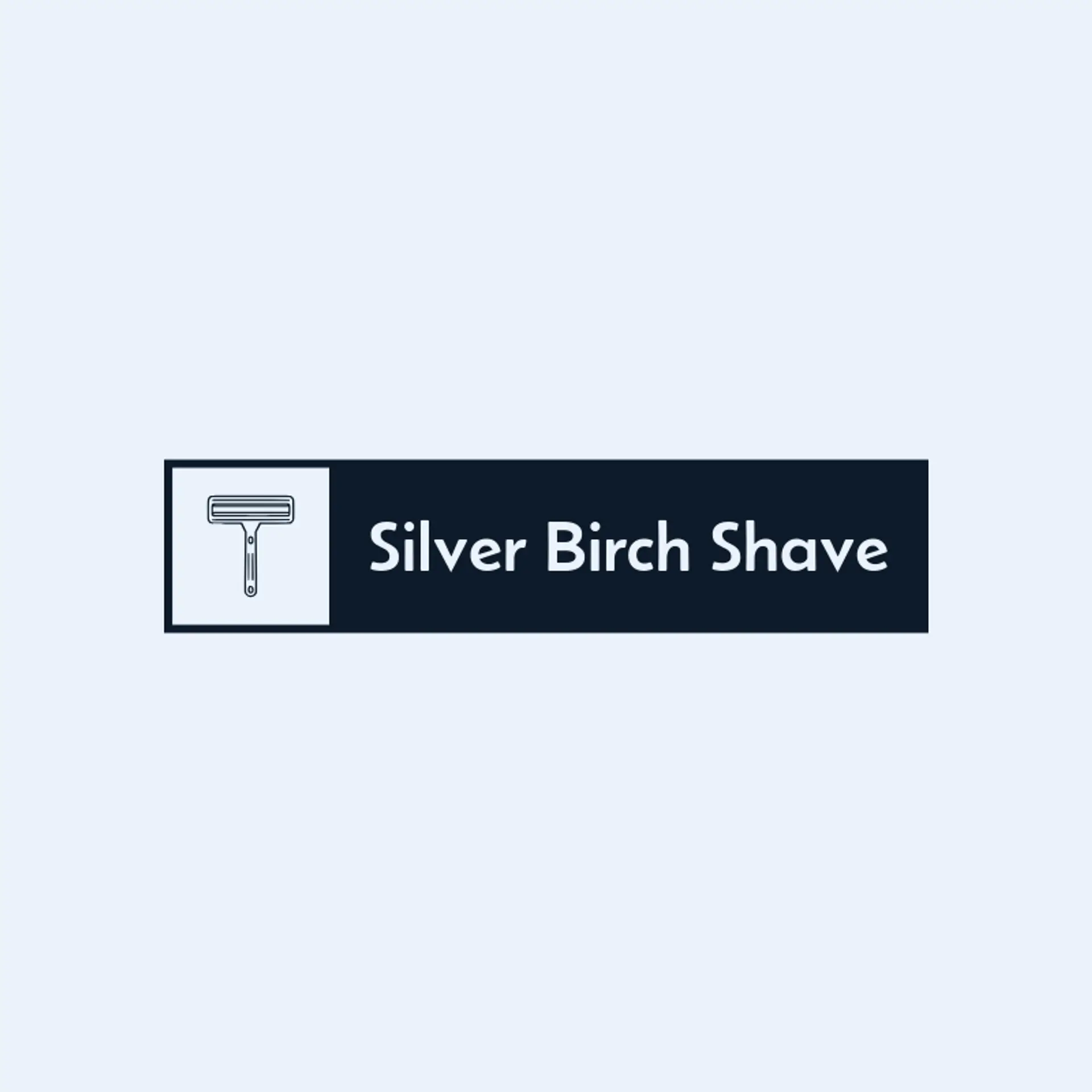 Silver Birch Shave logo for razor