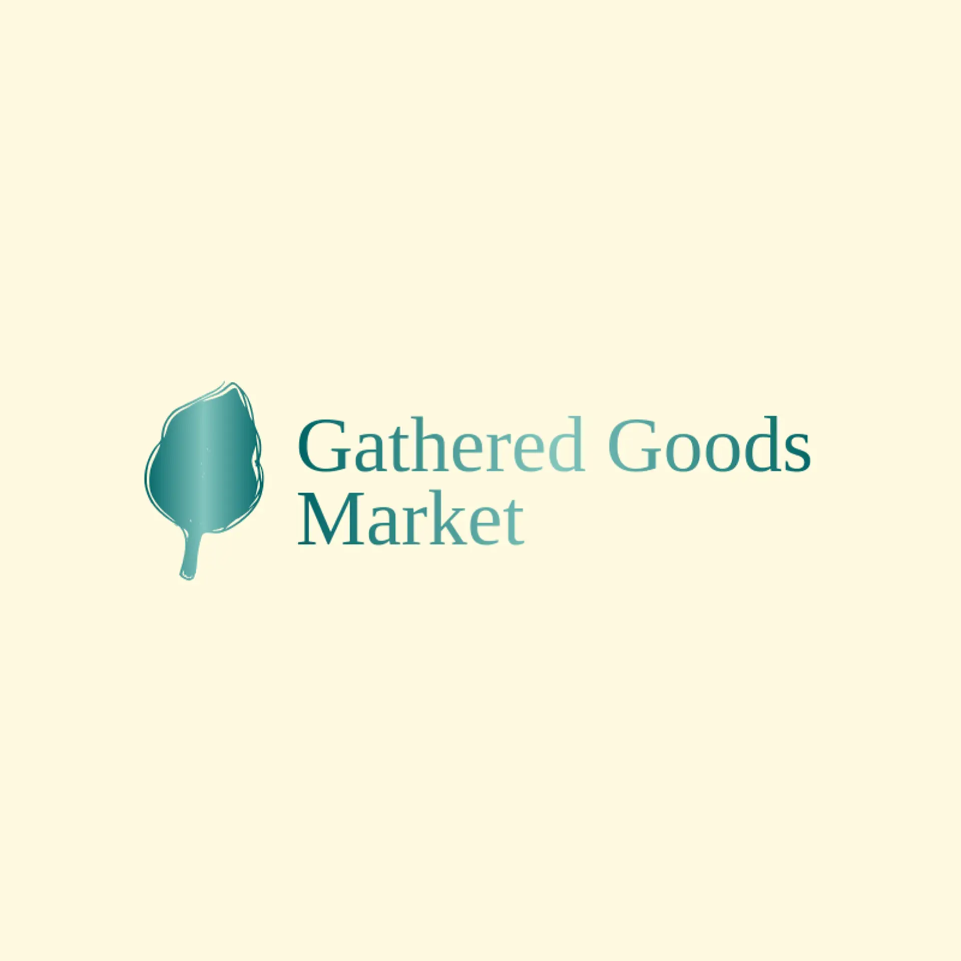Gathered Goods Market logo for grocery