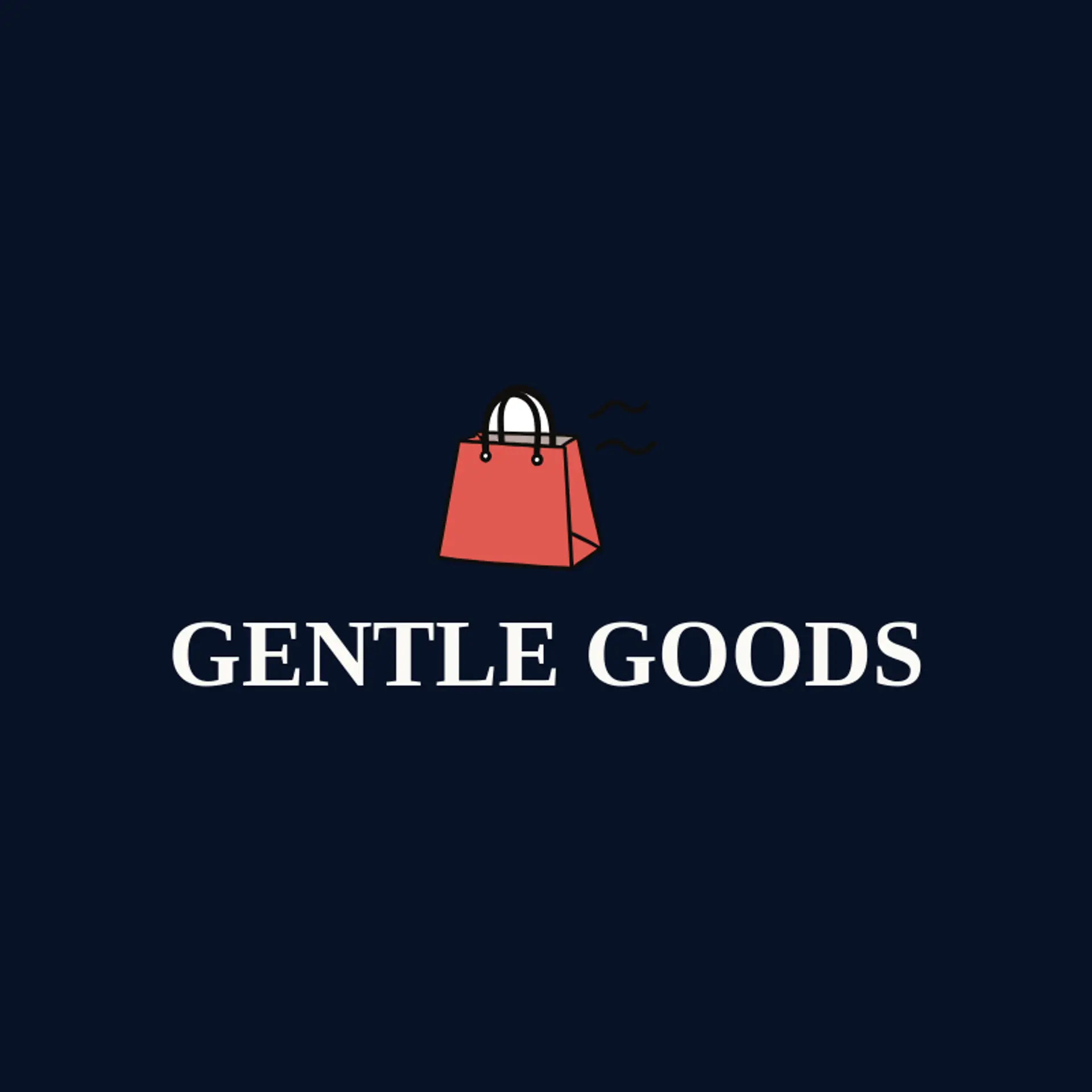 Gentle Goods logo for shopping bag