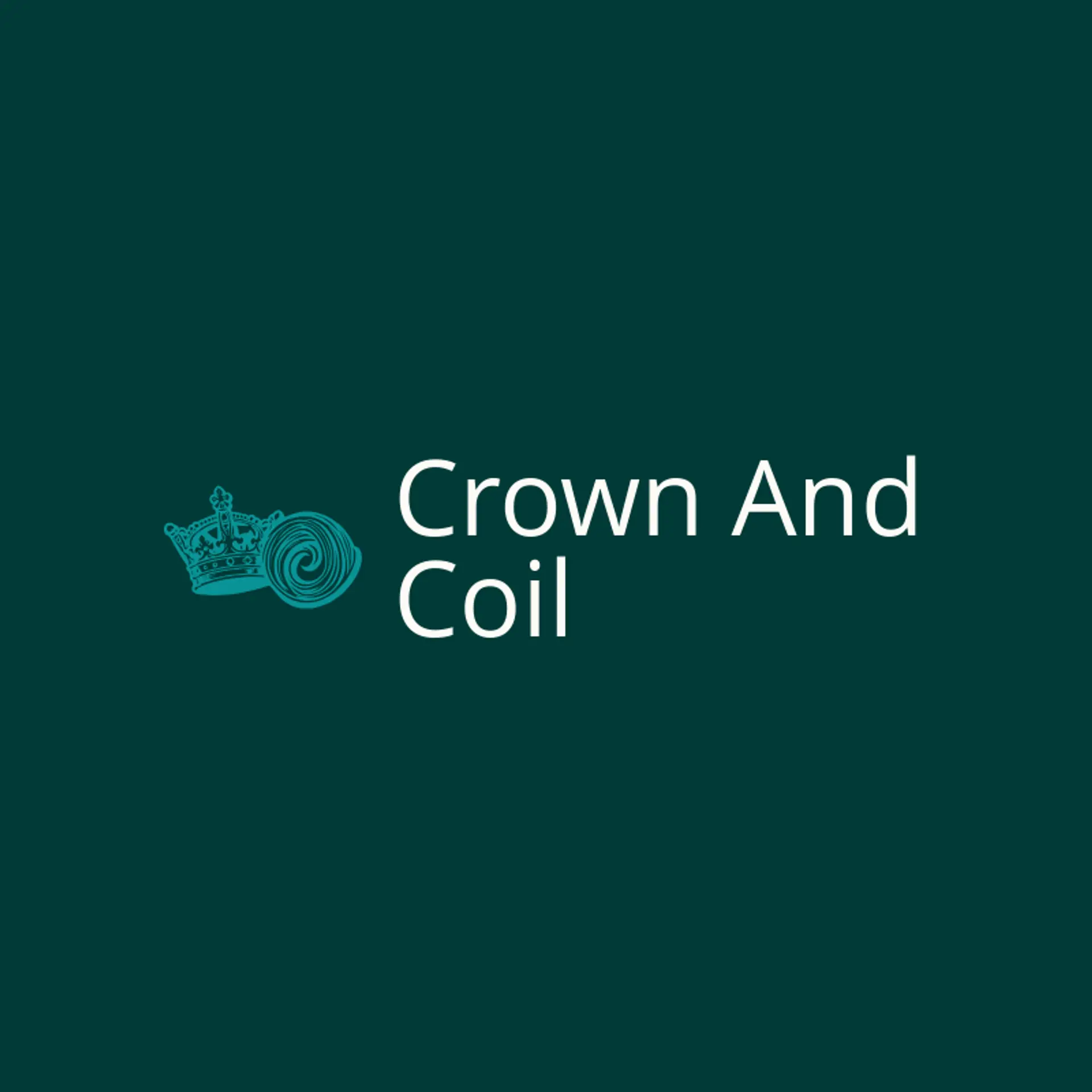 Crown And Coil logo for hair