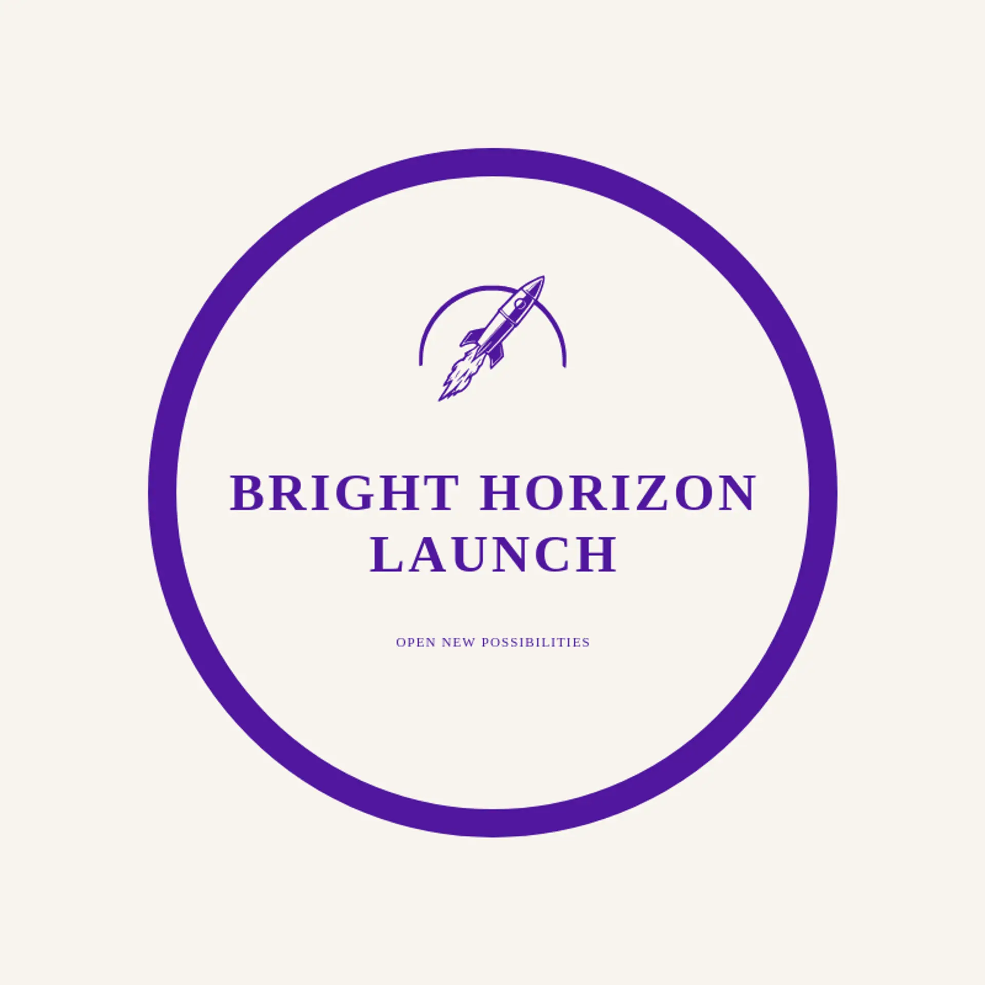 Bright Horizon Launch logo for launch