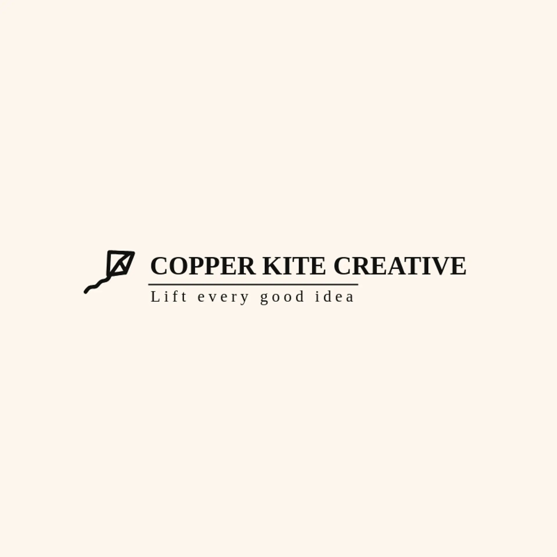 Copper Kite Creative logo for agency