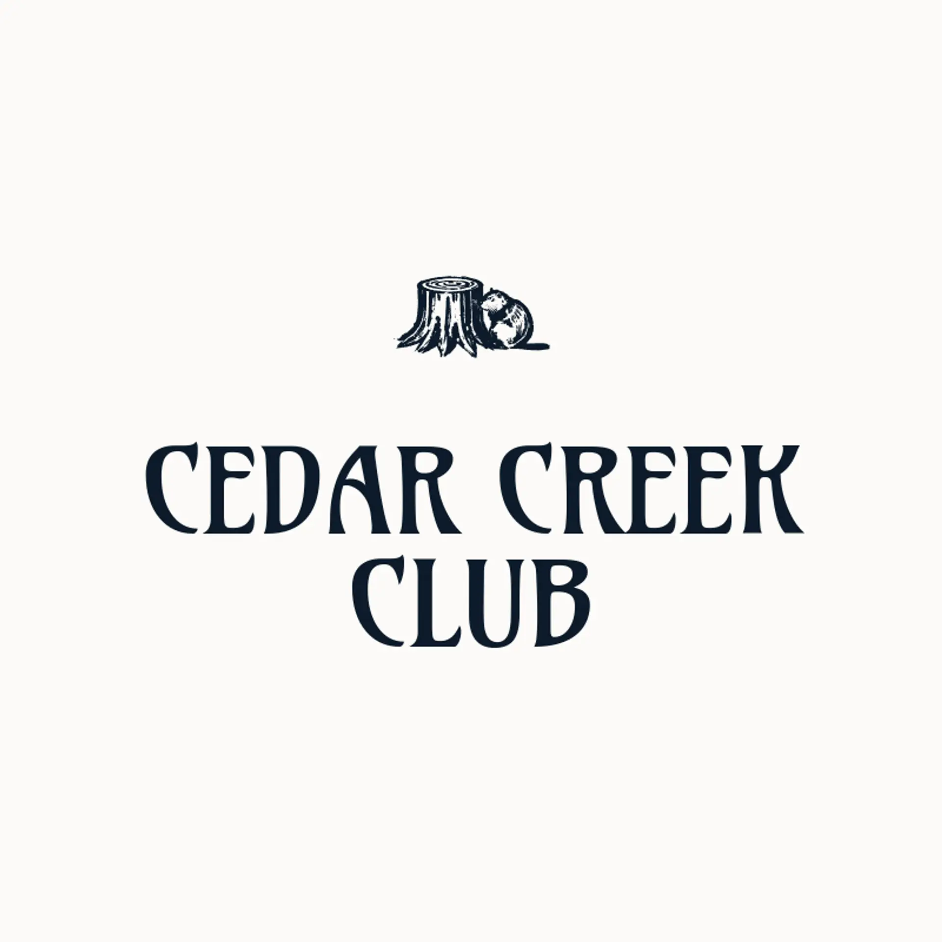 Cedar Creek Club logo for beaver