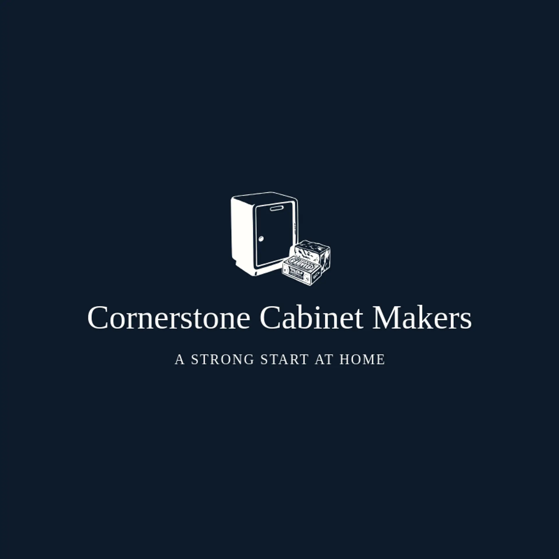 Cornerstone Cabinet Makers logo for cabinet