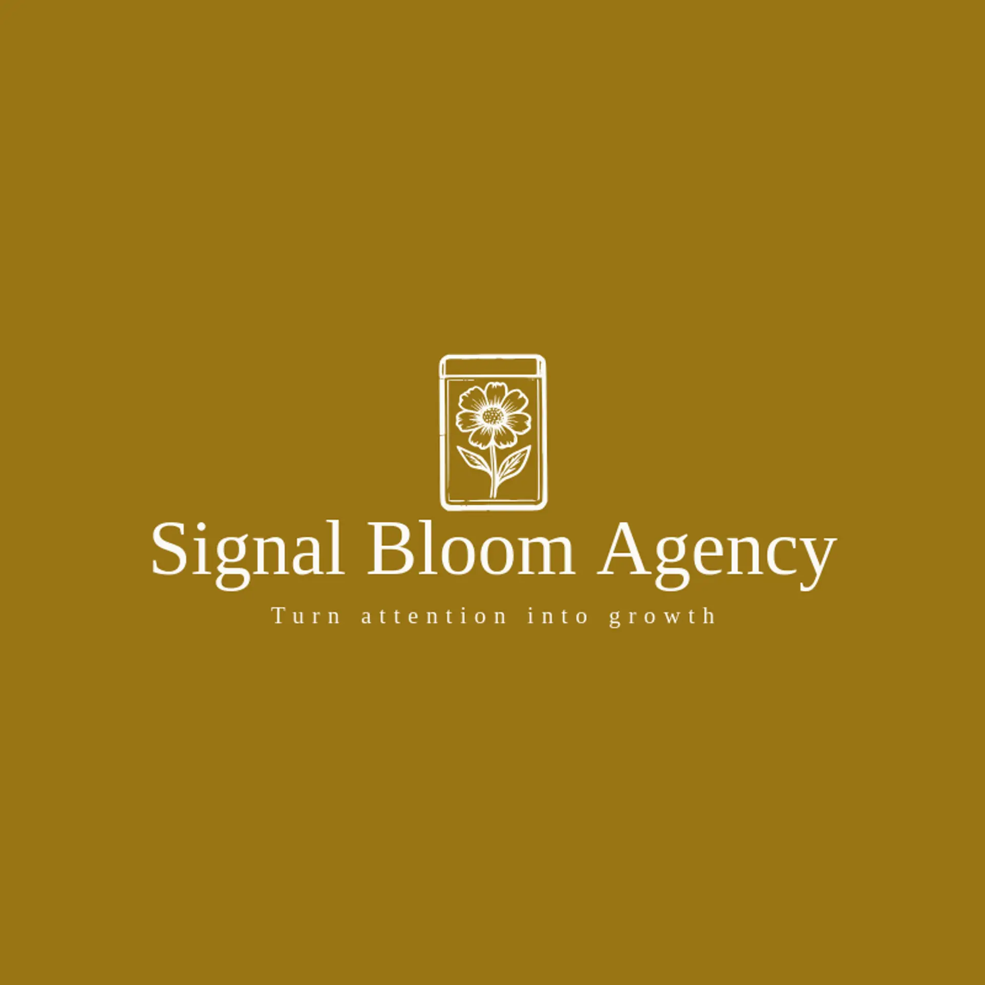 Signal Bloom Agency logo for advertisement