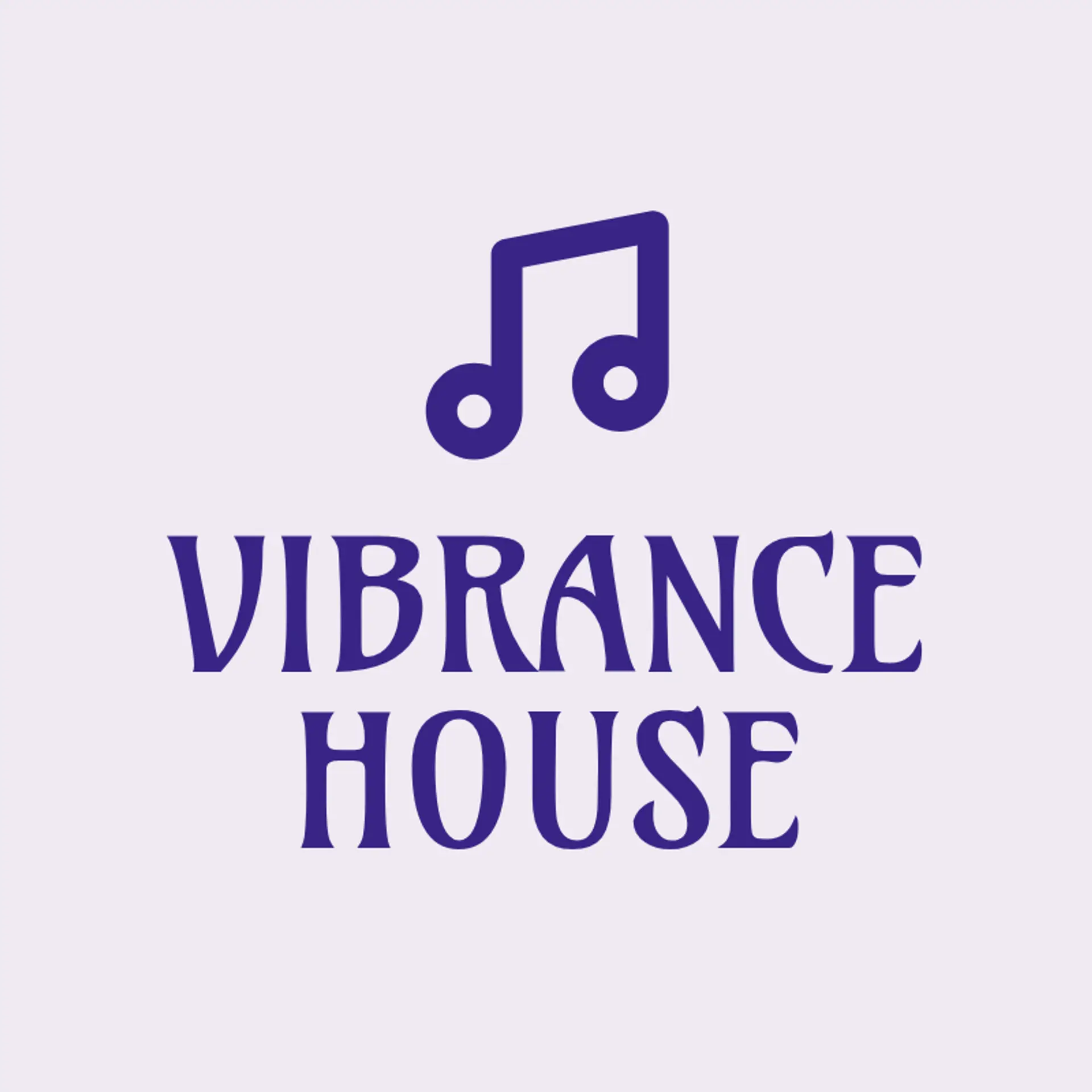 Vibrance House logo for house music