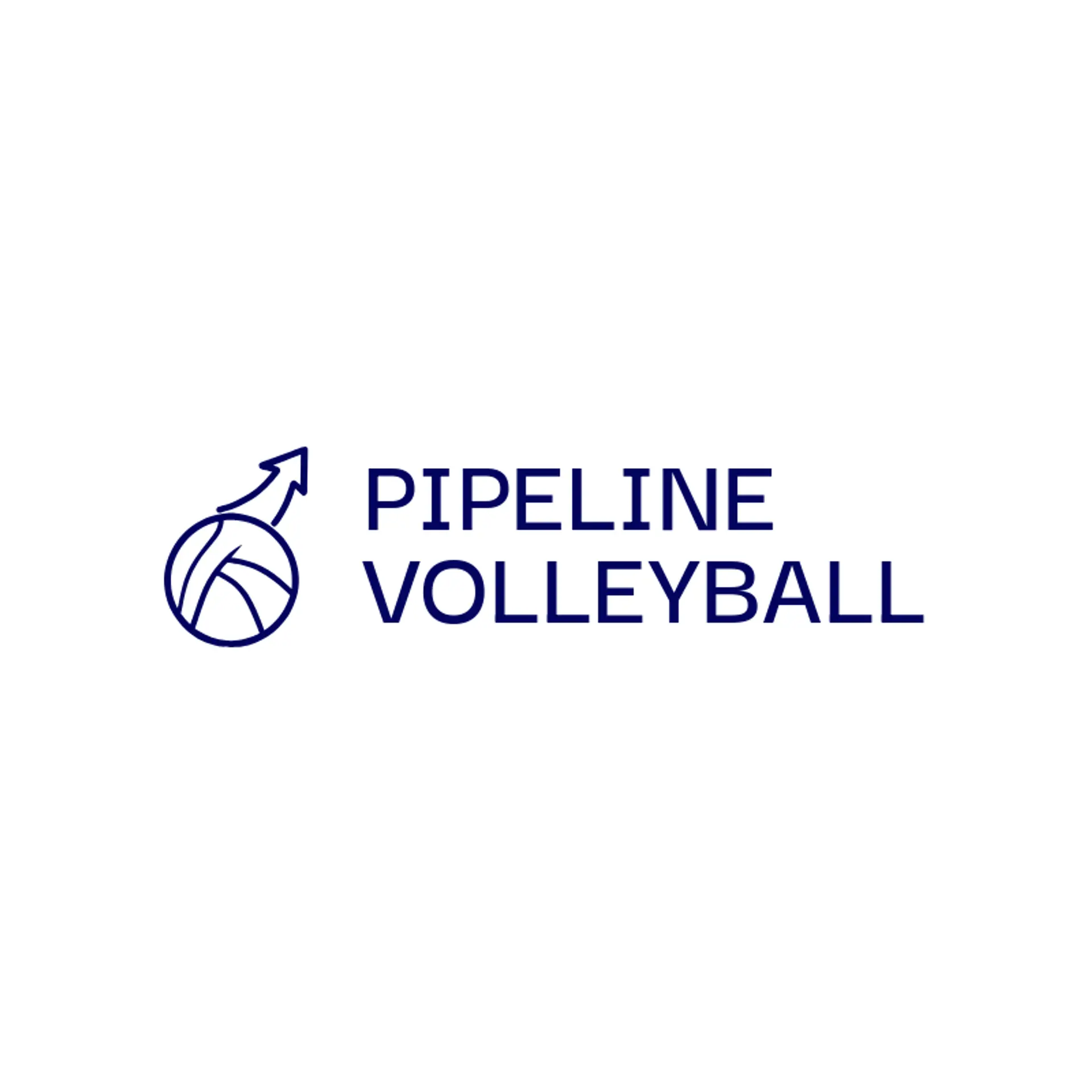 Pipeline Volleyball logo for volleyball
