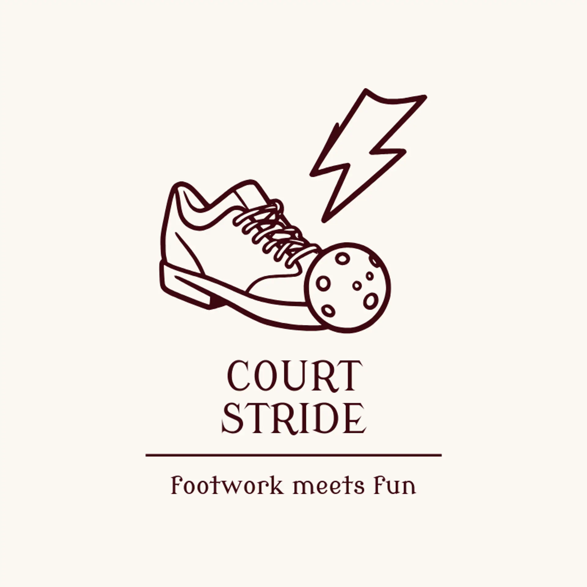 Court Stride logo for pickleball
