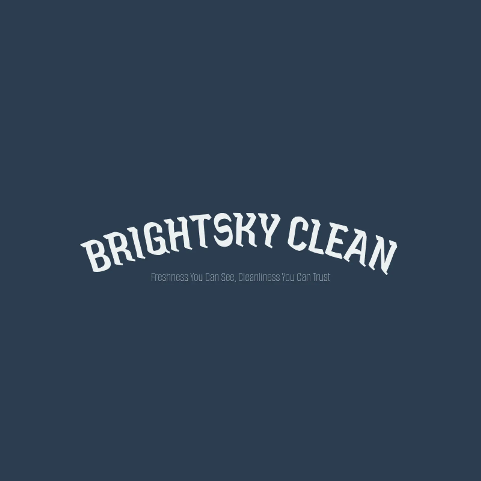 BrightSky Clean logo for cleaning services
