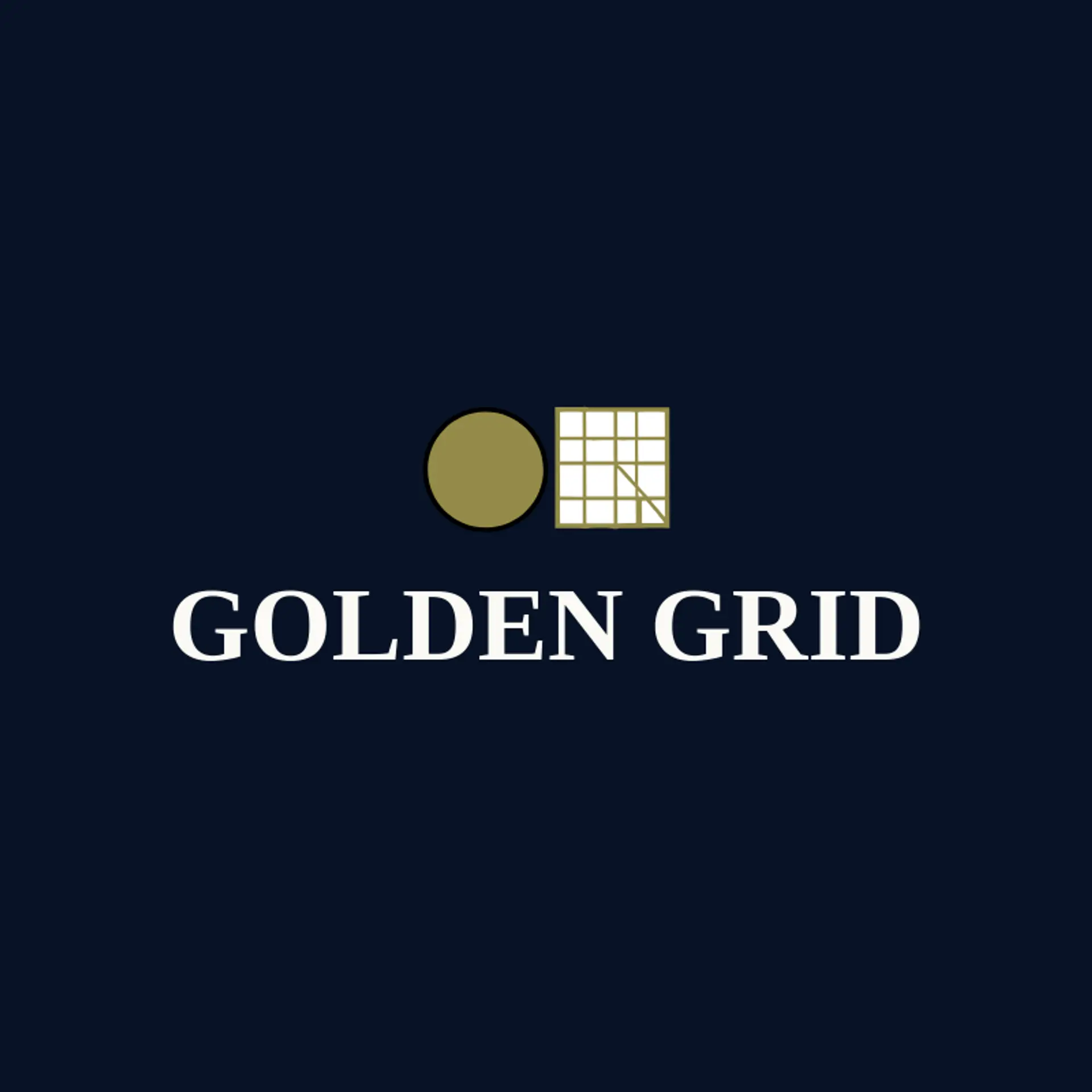 Golden Grid logo for geometry