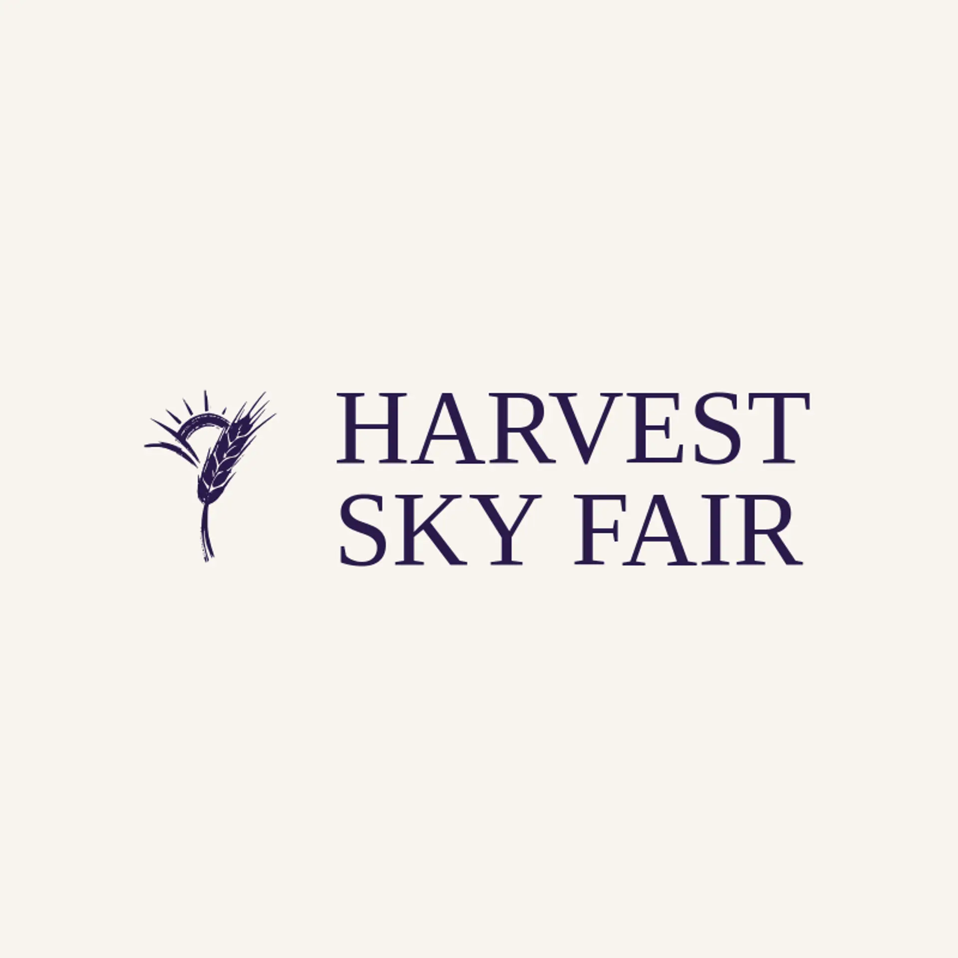 Harvest Sky Fair logo for fair