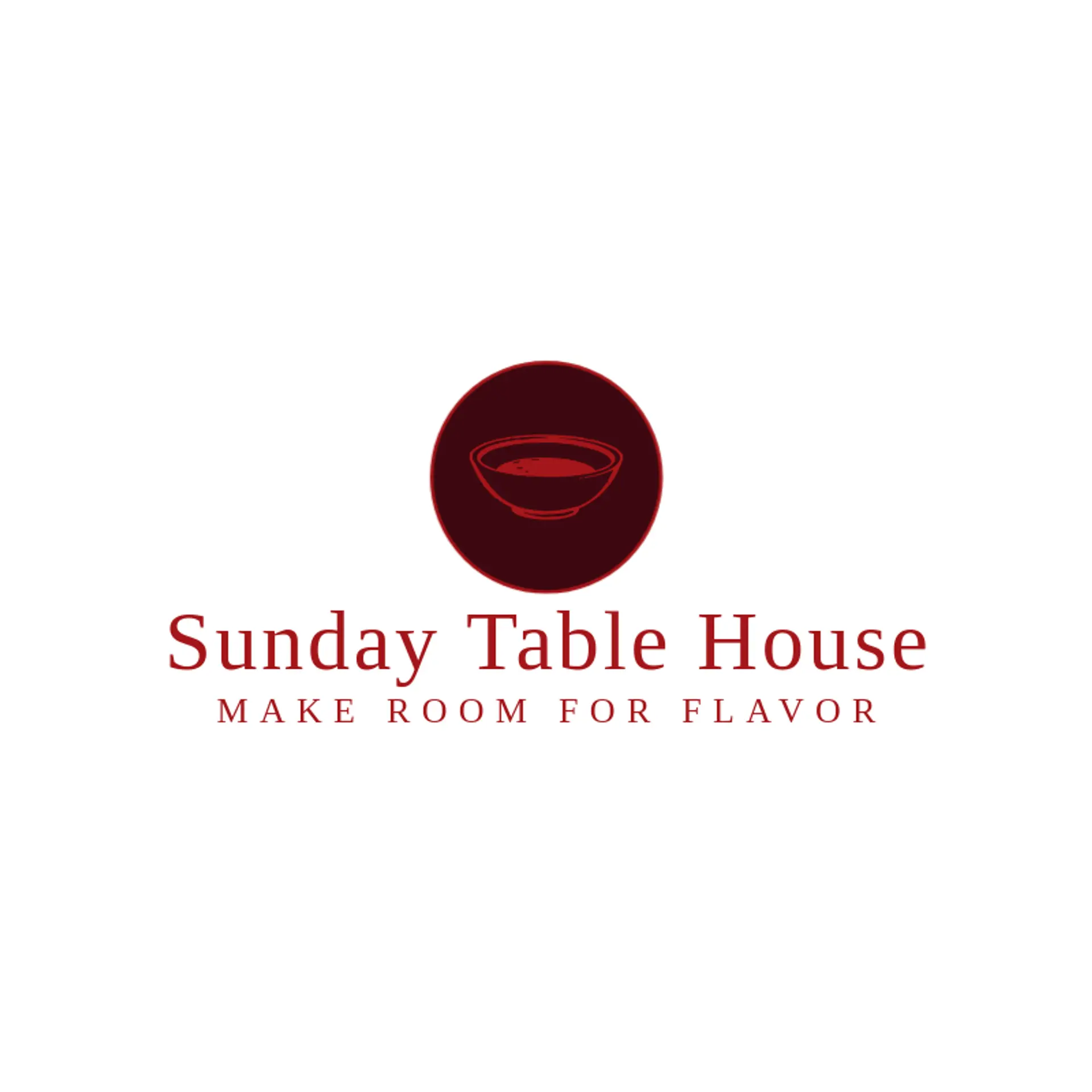 Sunday Table House logo for dish