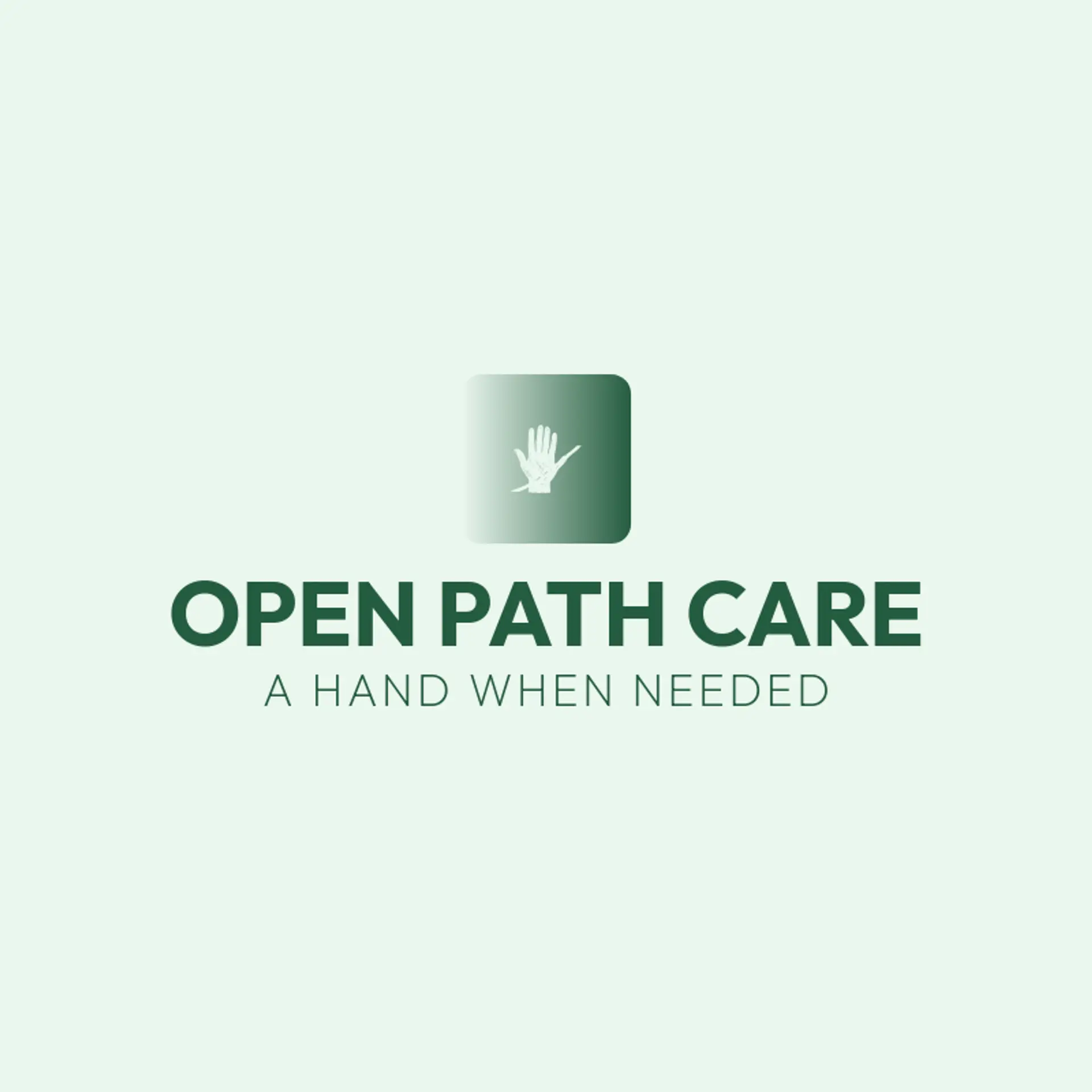 Open Path Care logo for hand